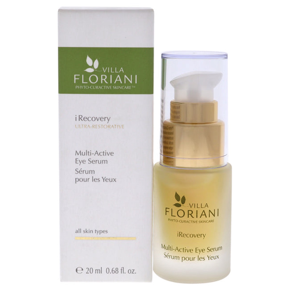 Villa Floriani Recovery Multi-Active Eye Serum by Villa Floriani for Unisex - 068 oz Serum