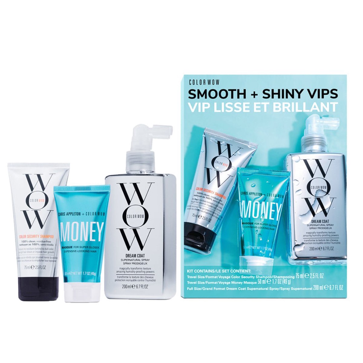 Color Wow Smooth Shiny Gift Pack (Worth 5050)