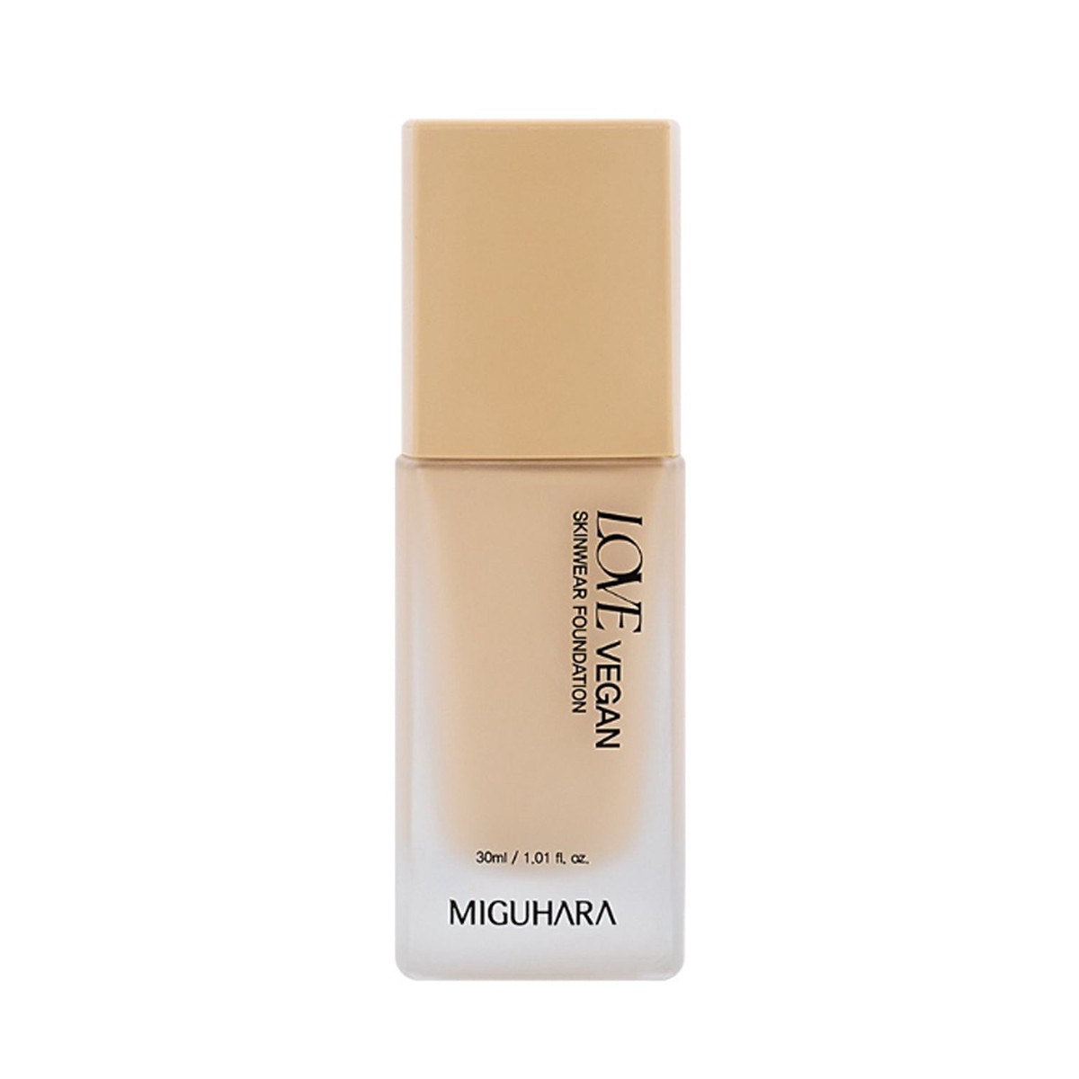 MIGUHARA Love Vegan Skin Foundation No21 Light Beige SPF30 PA