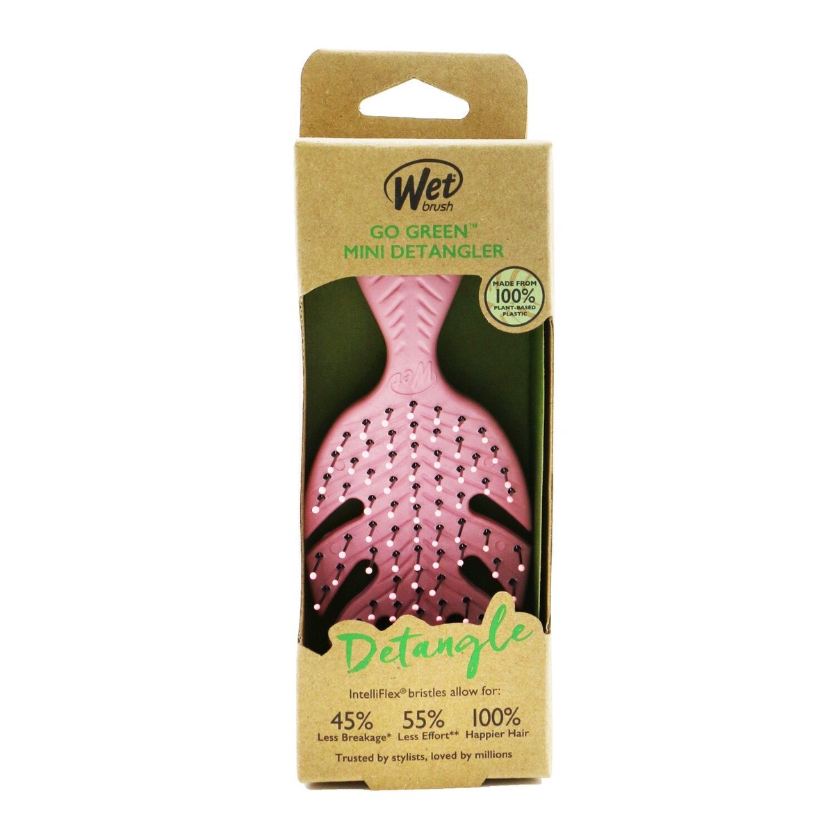 Wet Brush Go Green Mini Detangler - Pink 1pc