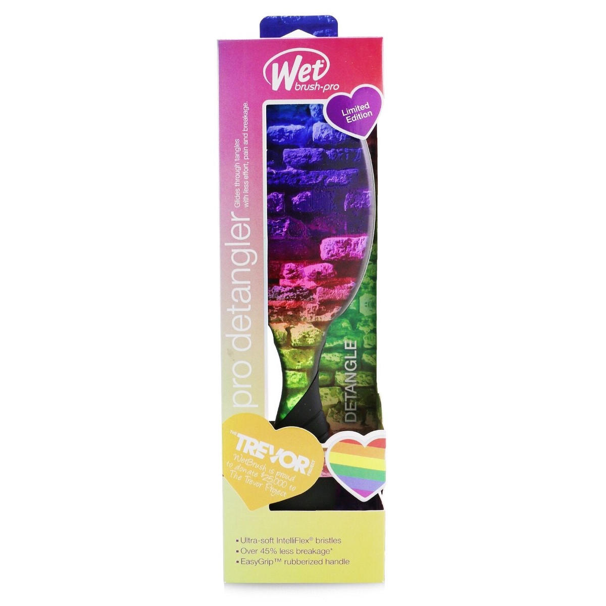 Wet Brush Pro Detangler Pride - Rainbow Brick (Limited Edition) 1pc