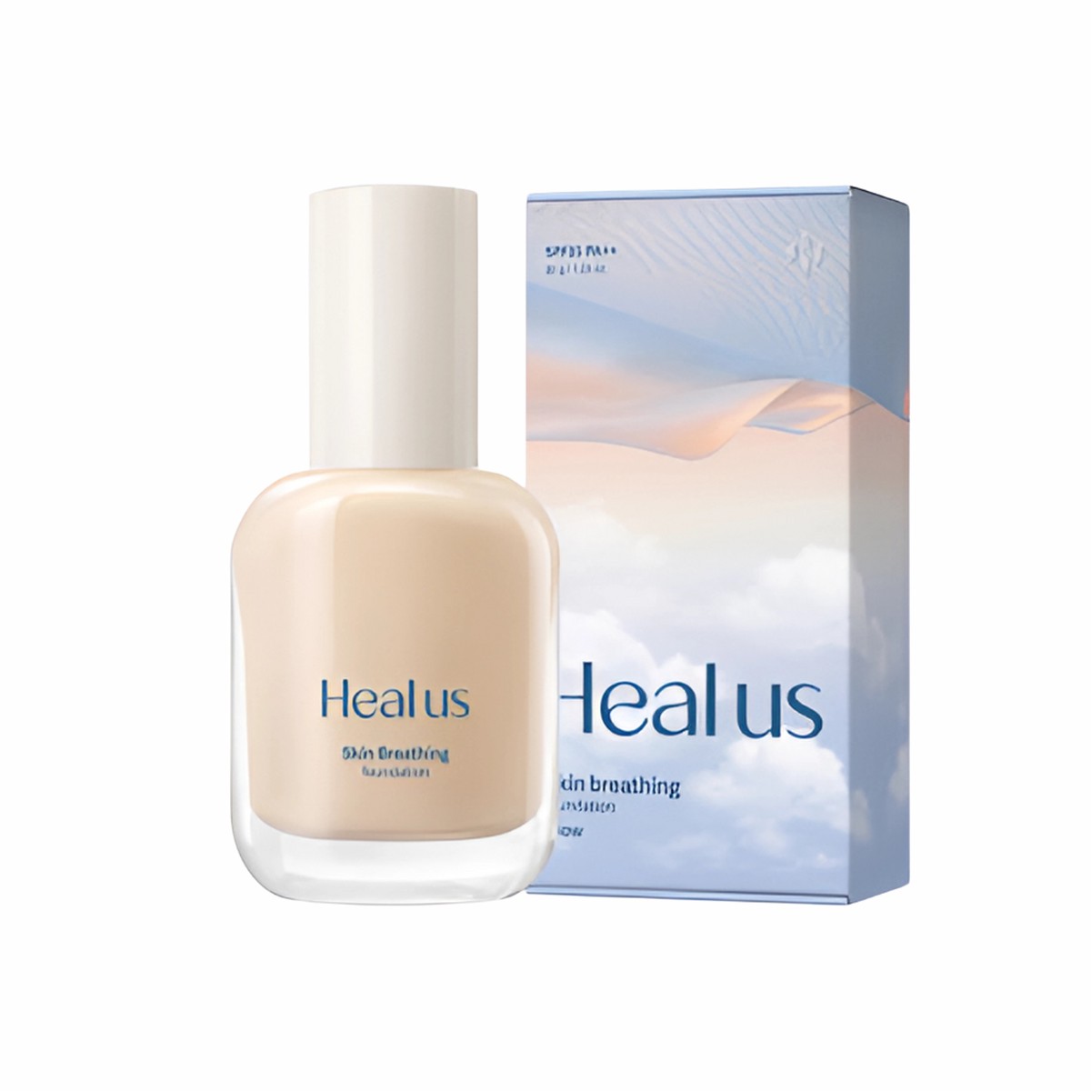 Heal us Skin Breathing Foundation Glow 30ml 2 Colors