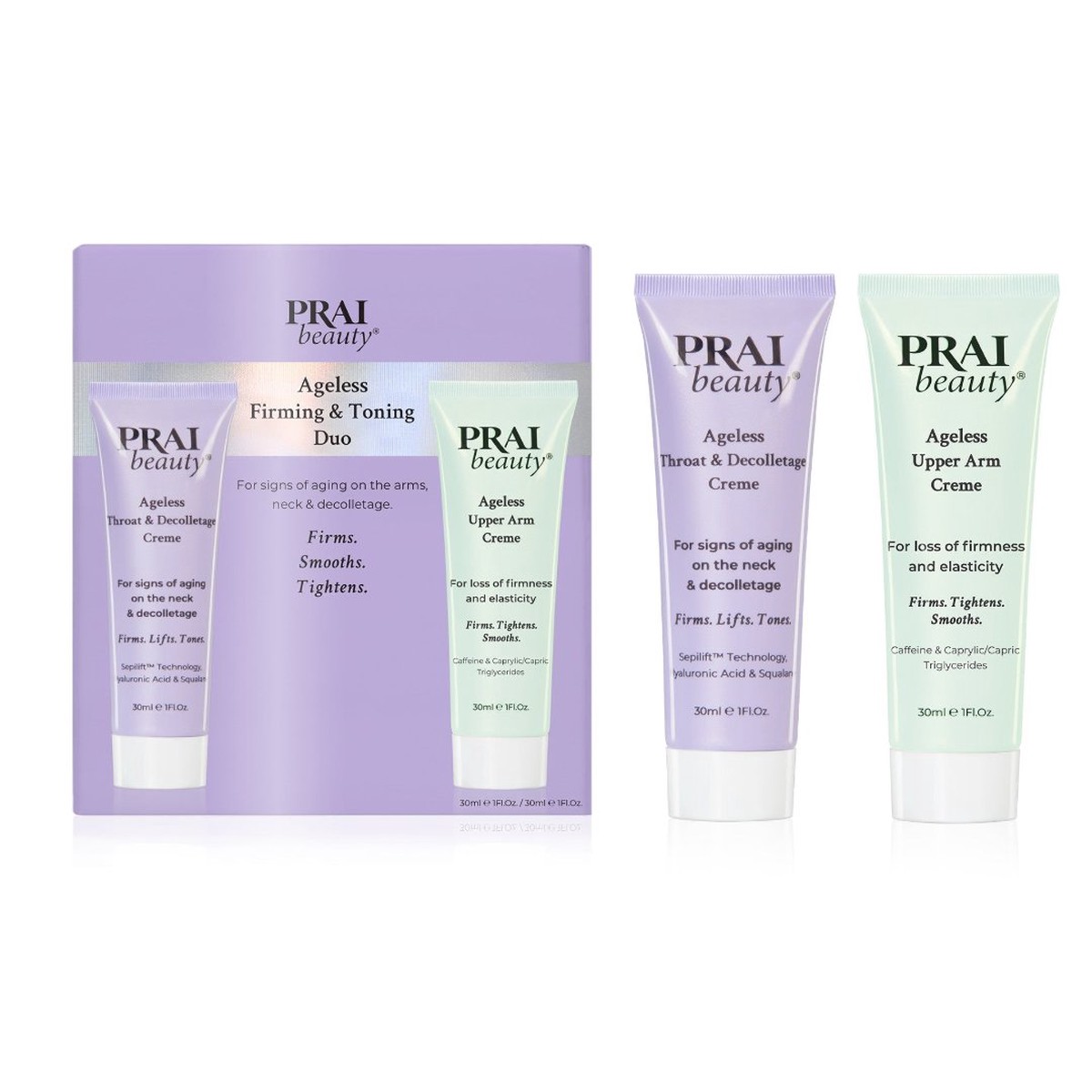PRAI Beauty Ageless Firming Toning Duo (worth 32)