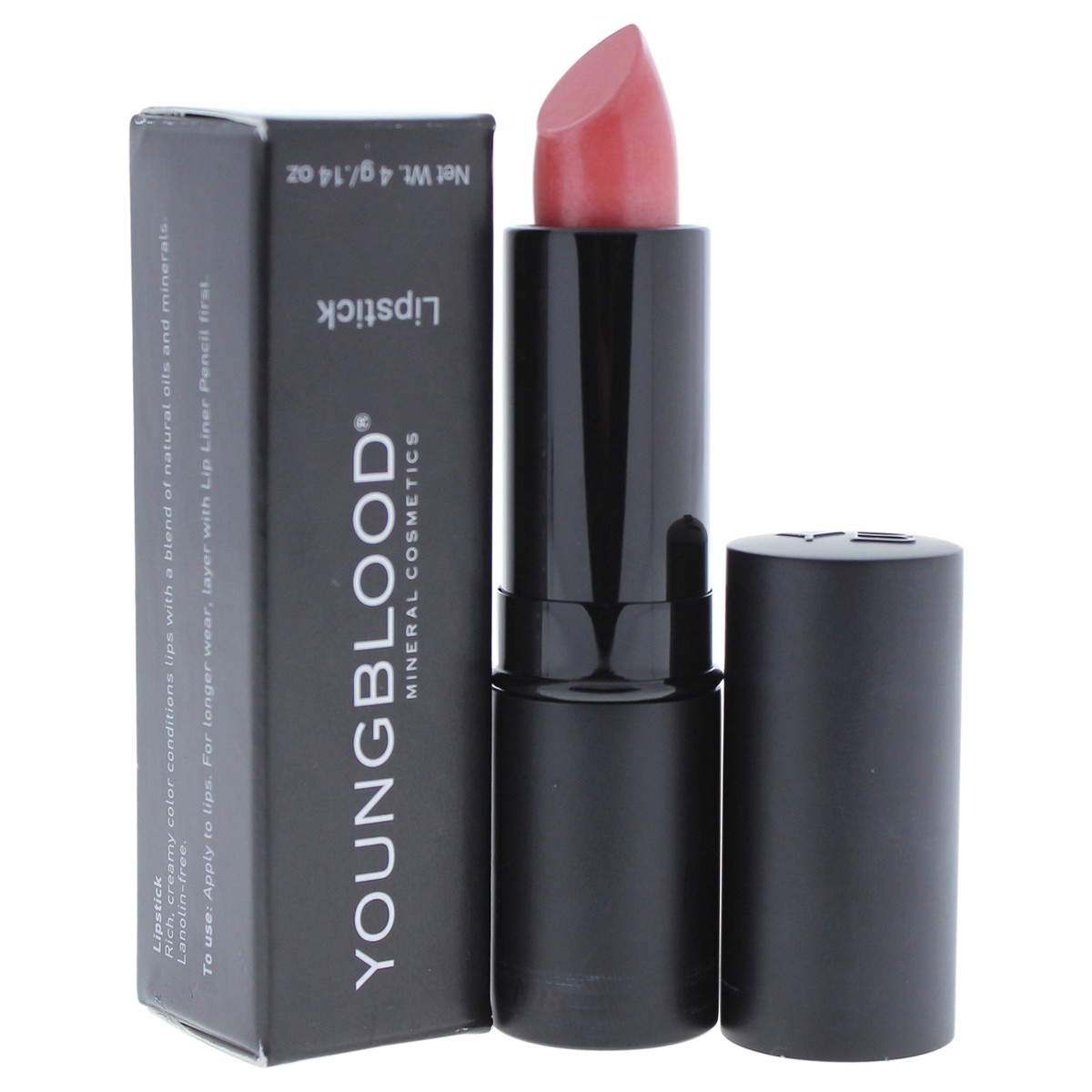 Youngblood Mineral Creme Lipstick - Coral Beach by Youngblood for Women - 014 oz Lipstick
