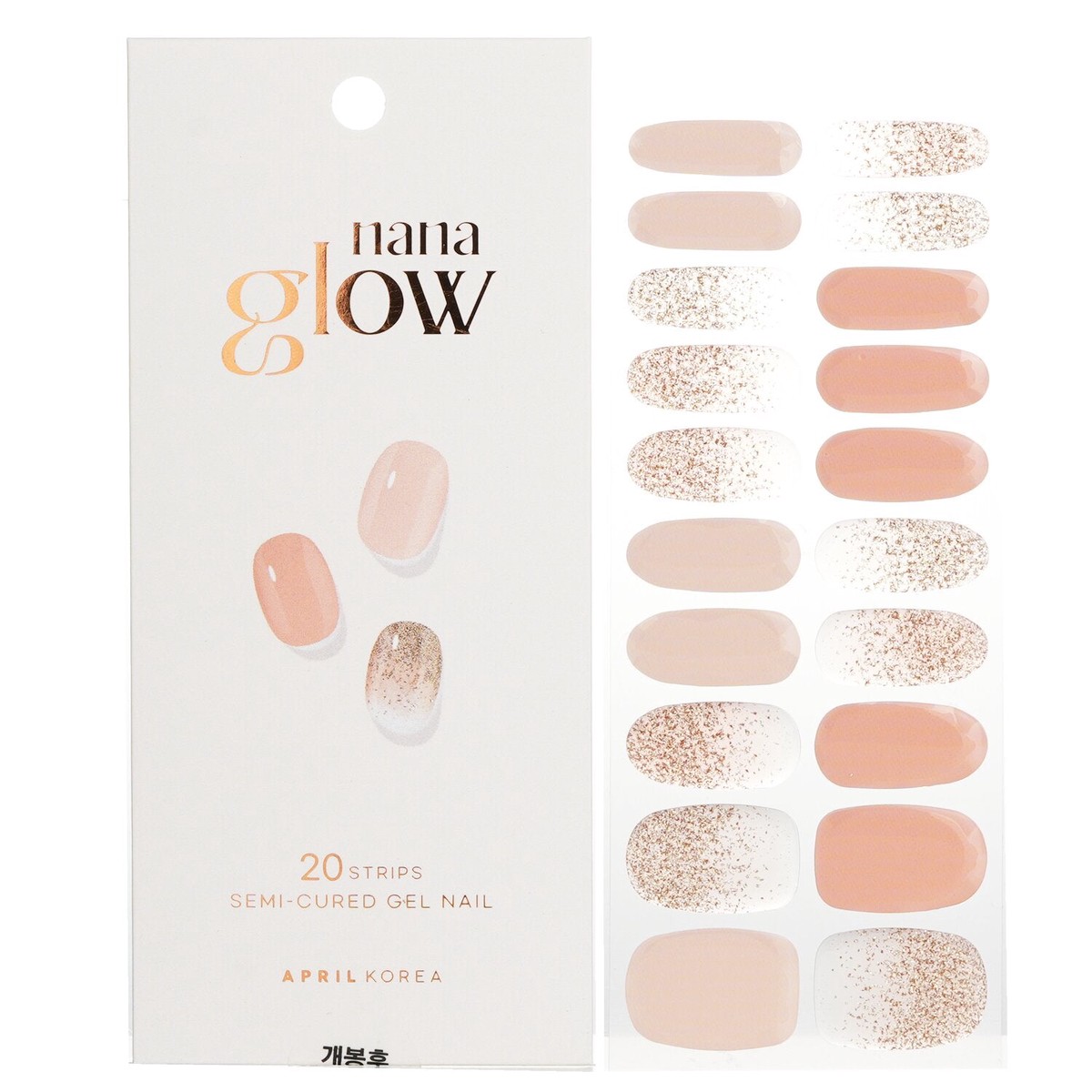 April Korea Nanaglow Nail Sticker - GN21 20pcs