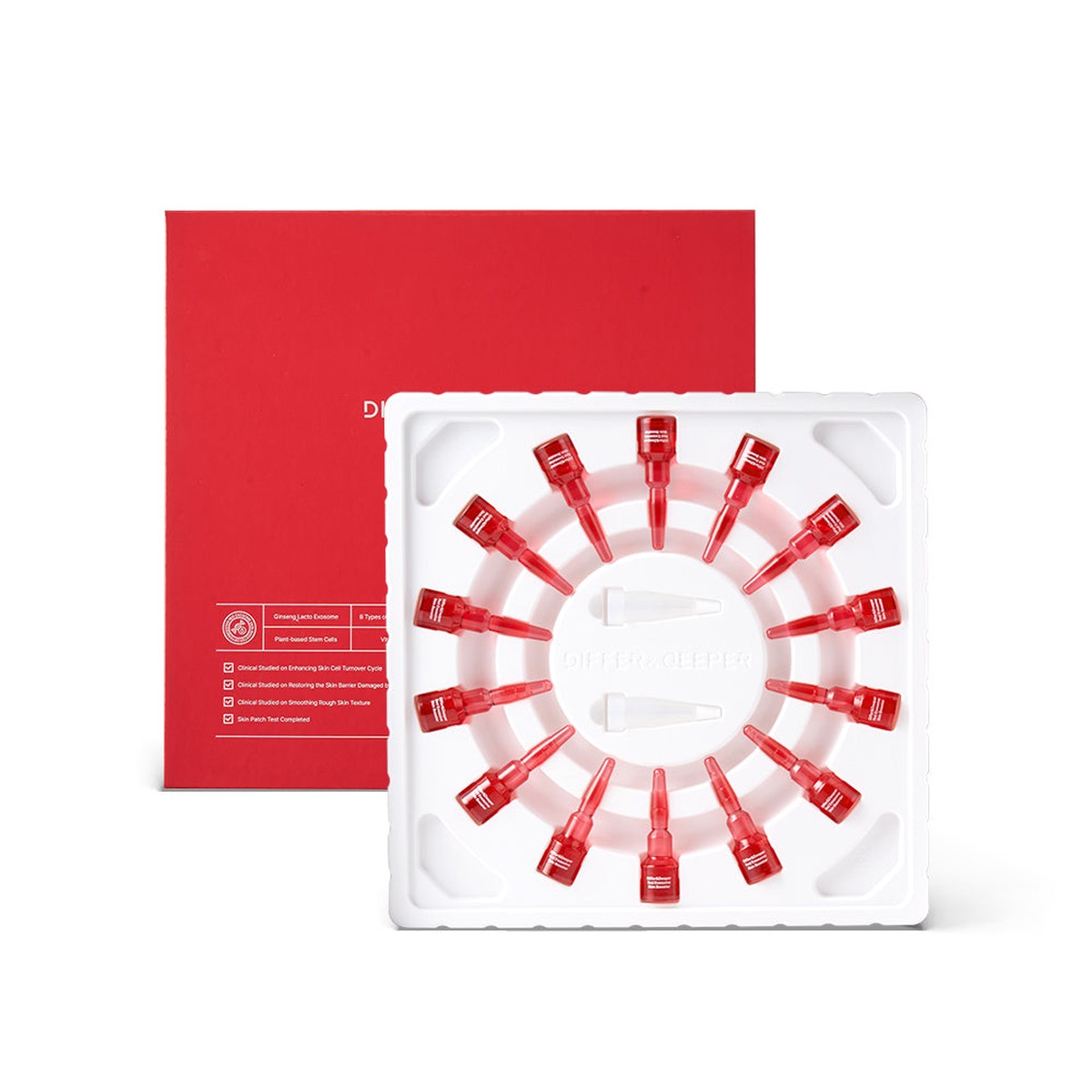 DIFFERDEEPER Red Exosome Skin Booster 2ml x 14ea