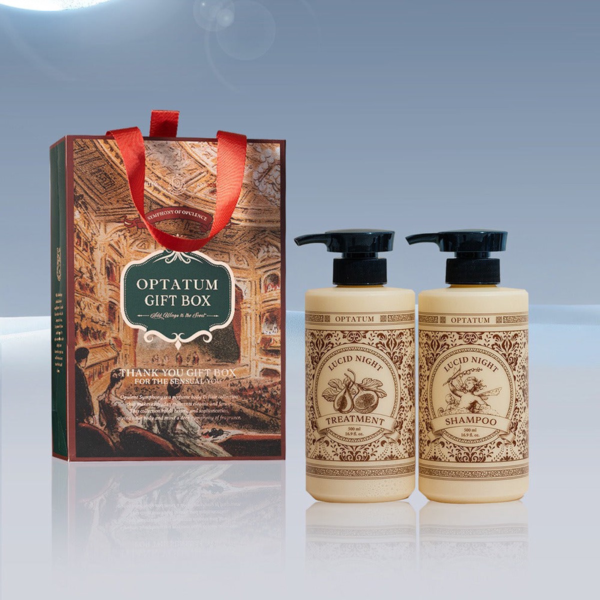 Gift Packaging OPTATUM Perfume Hair Gift Set