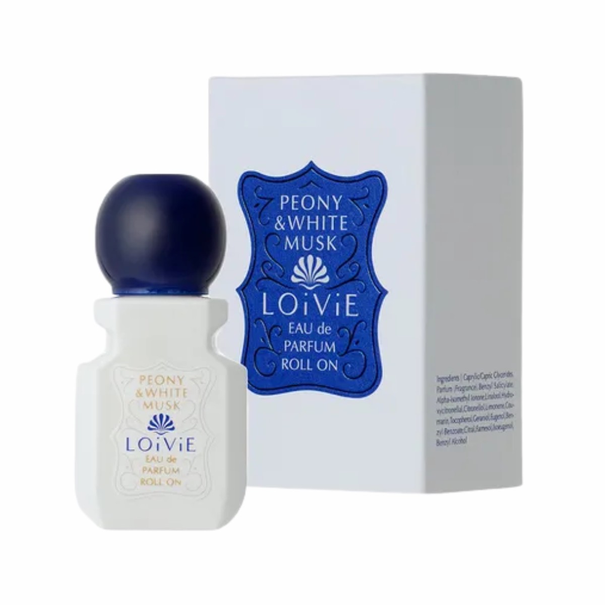 LOiViE Eau de Parfum Roll-On Peony White Musk 75ml
