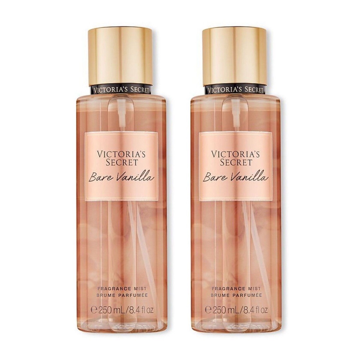 Victorias Secret Bare Vanilla Fragrance Mist 250ml84 oz - Pack of 2