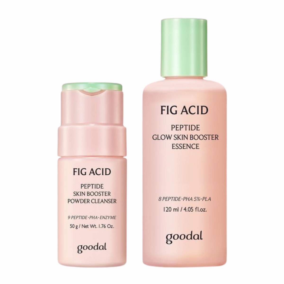 goodal Pig Acid Peptide Skin Booster Powder Cleanser 50g Essence 120ml Set