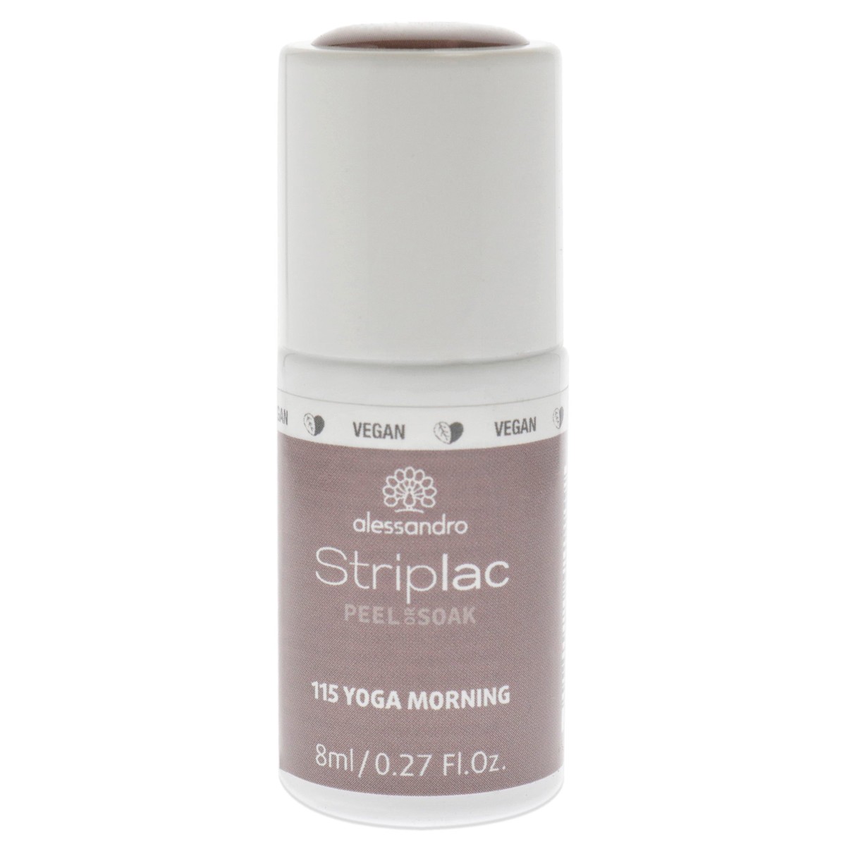 Alessandro Striplac Peel or Soak - 115 Yoga Morning by Alessandro for Women - 027 oz Nail Polish