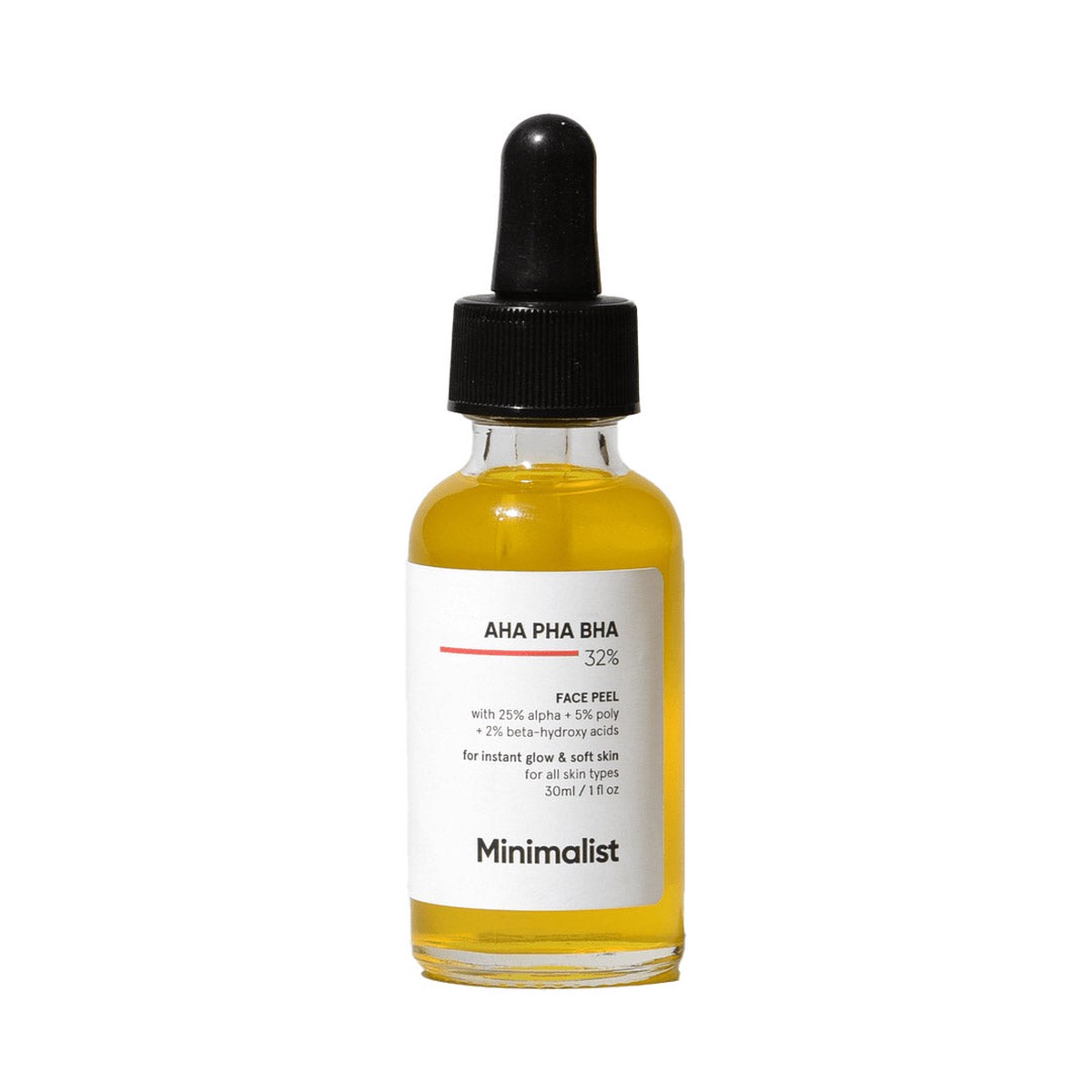 Minimalist AHA PHA BHA 32 Face Peel