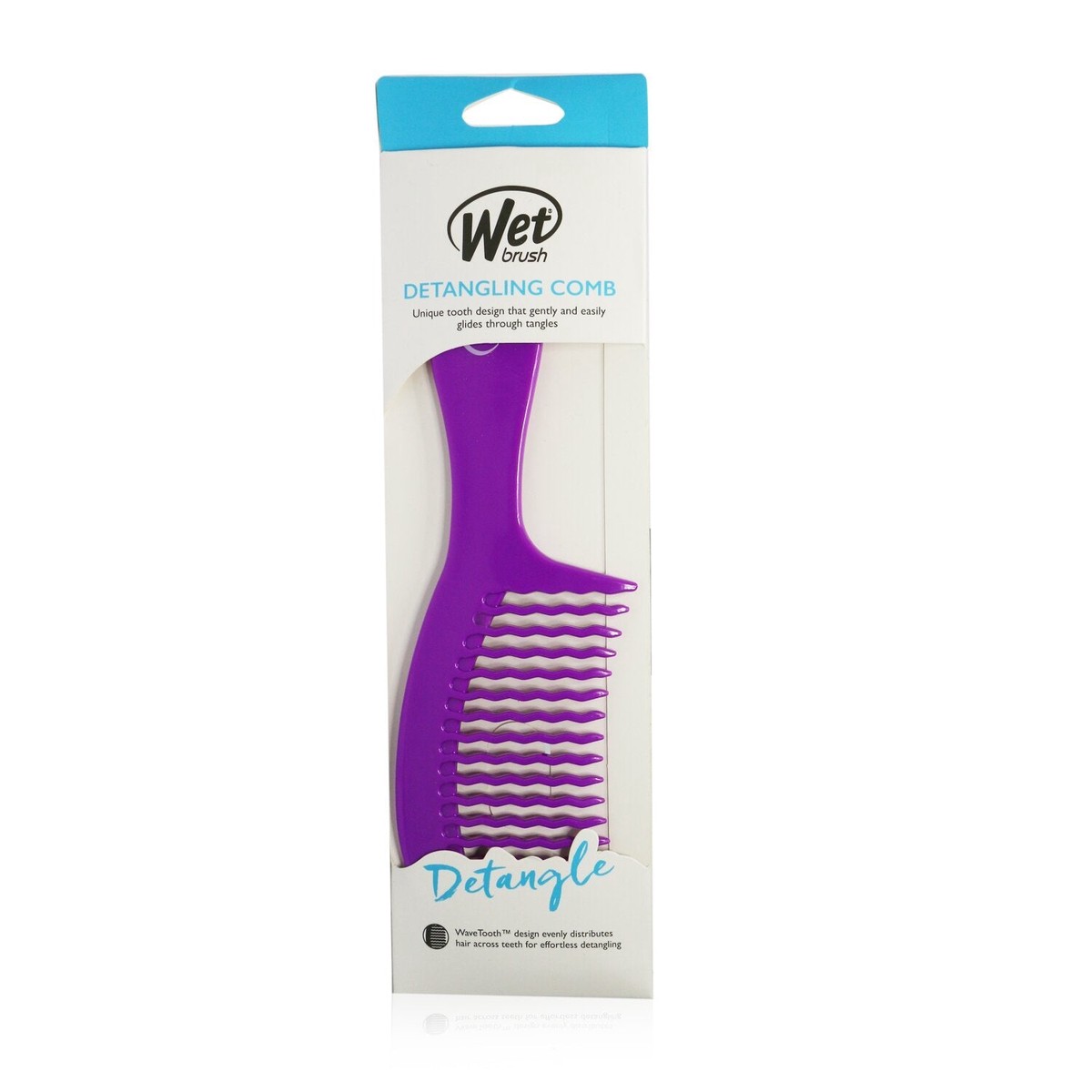 Wet Brush Detangling Comb - Purple 1pc