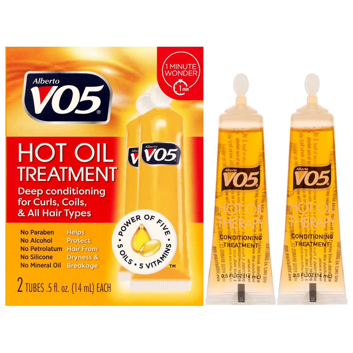 Alberto VO5 Moisturizing Hot Oil Treatment by Alberto VO5 for Unisex - 05 oz Treatment