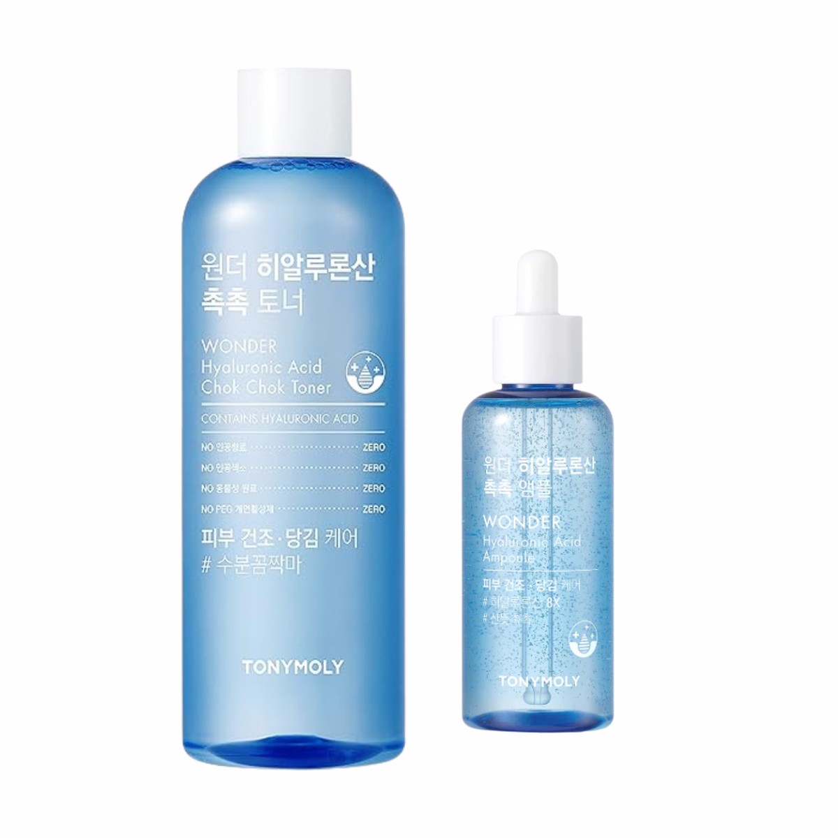 TONYMOLY Wonder Hyaluronic Moist Toner Ampoule (500ml 100ml)
