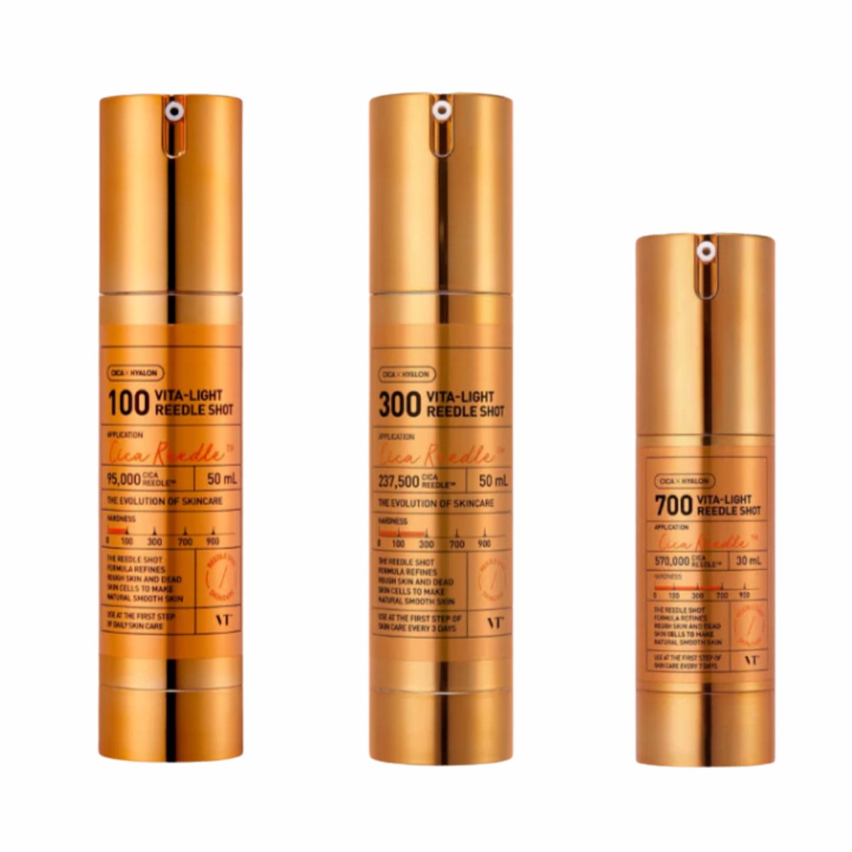 VT Cosmetics Vita-Light Reedle Shot 100 shot 300shot 700shot