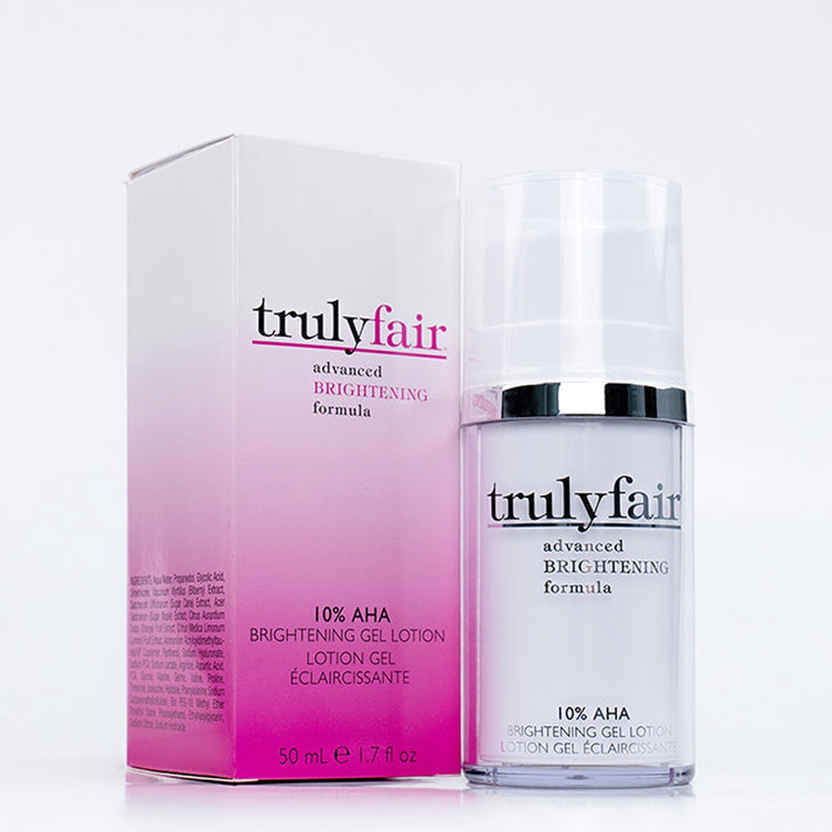 Truly Fair 10 Percent Aha Brightening Gel Lotion by Truly Fair for Unisex - 17 oz Lotion