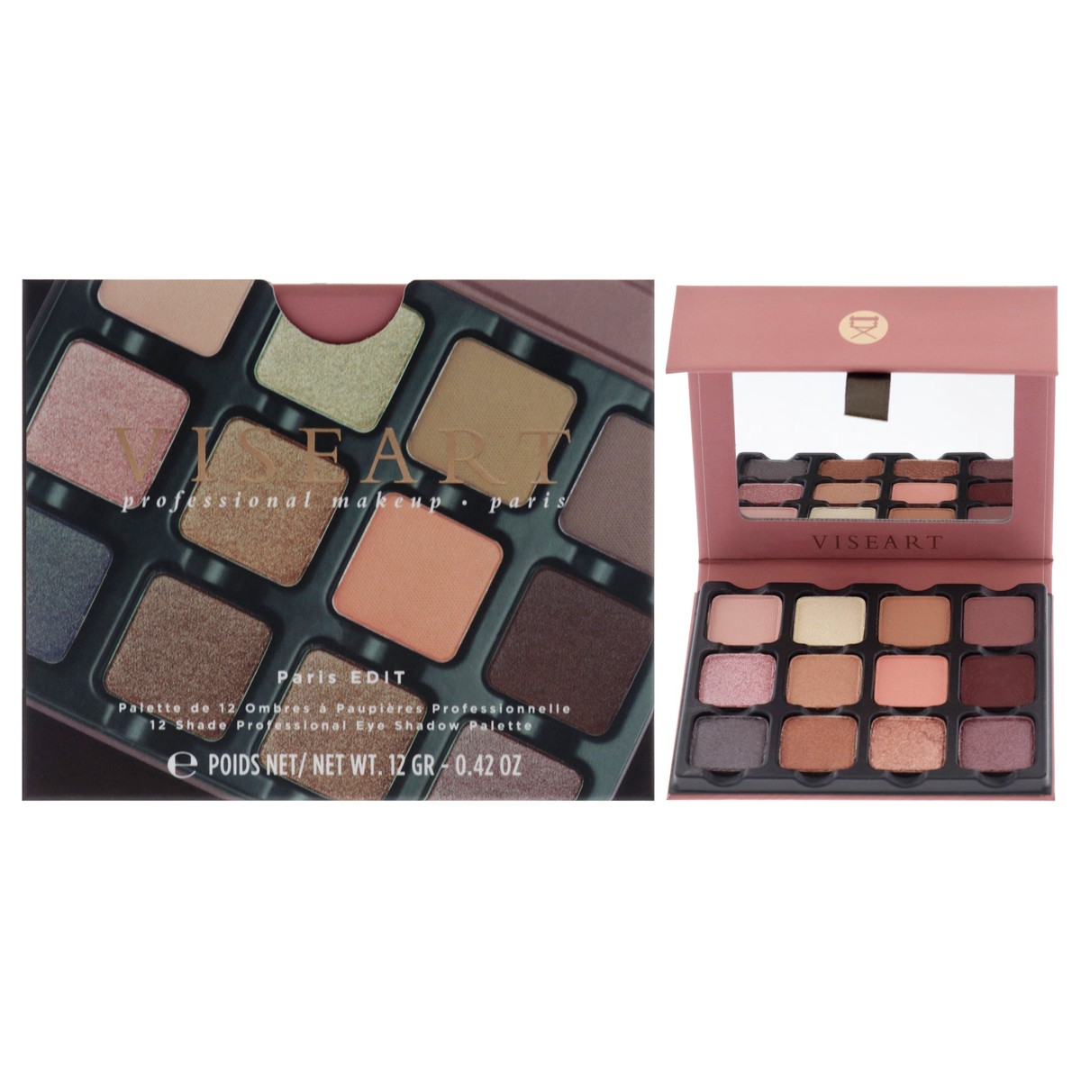 Viseart Paris Eyeshadow Palette - Paris Edit by Viseart Paris for Women - 042 oz Eye Shadow