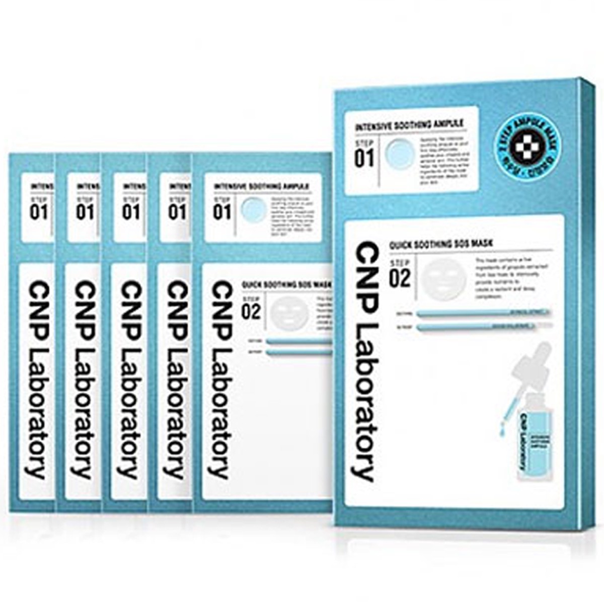 CNP Laboratory Quick Soothing SOS 2step Mask 5ea