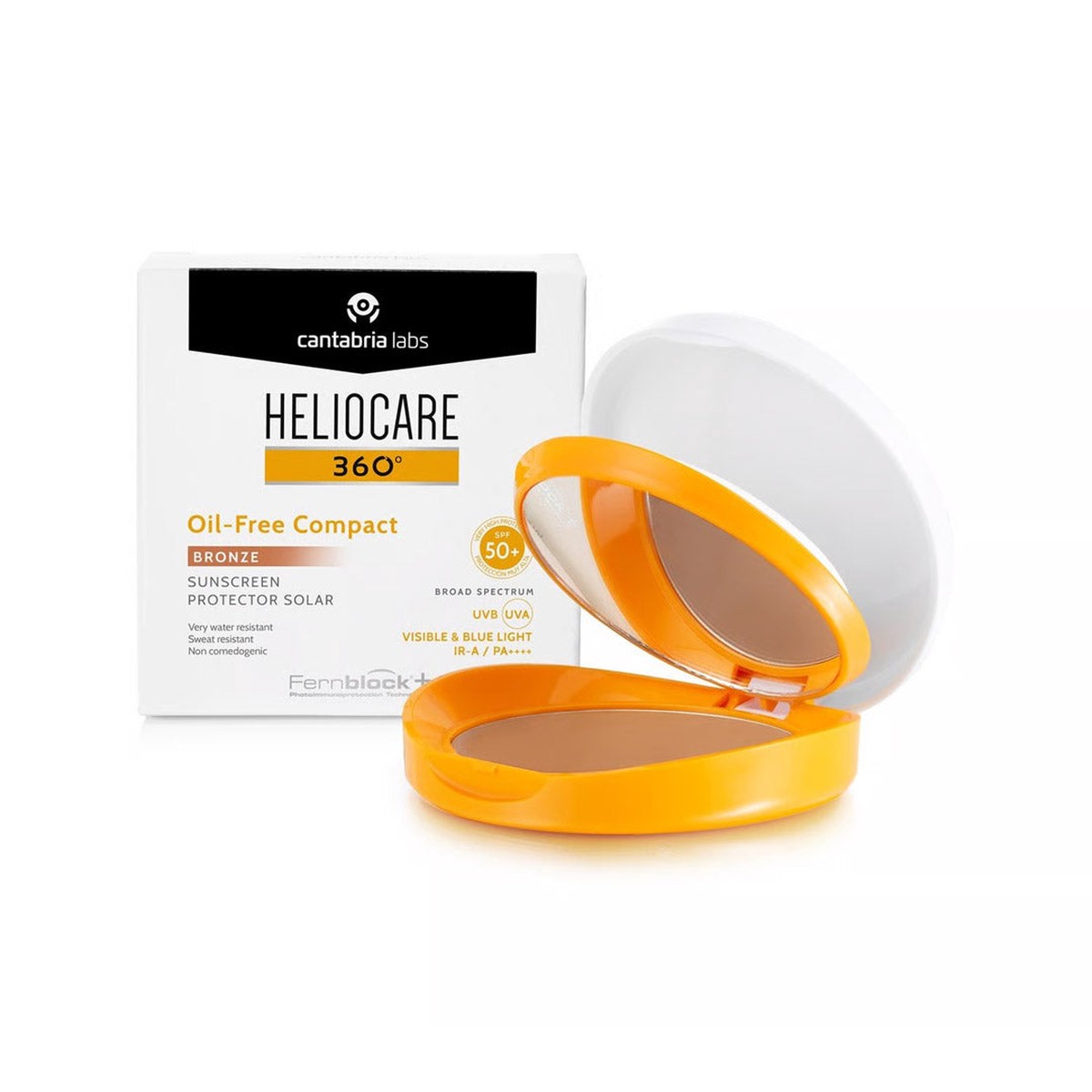 Heliocare 360 Oil Free Compact Bronze SPF50