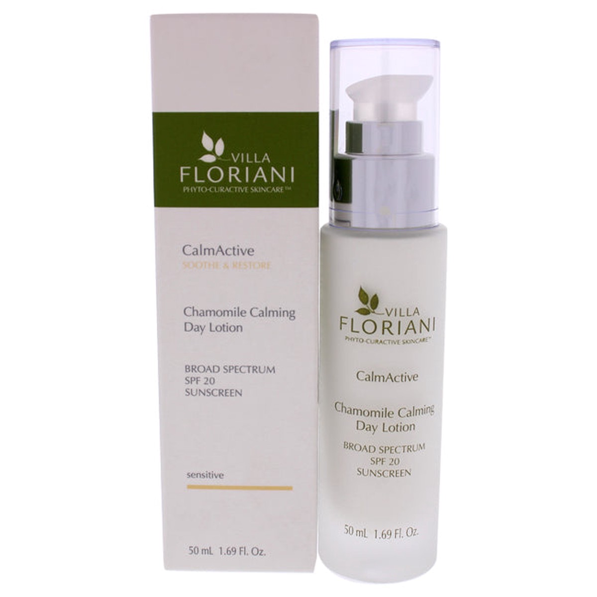 Villa Floriani Calming Day Lotion SPF 20 - Chamomile by Villa Floriani for Women - 169 oz Lotion