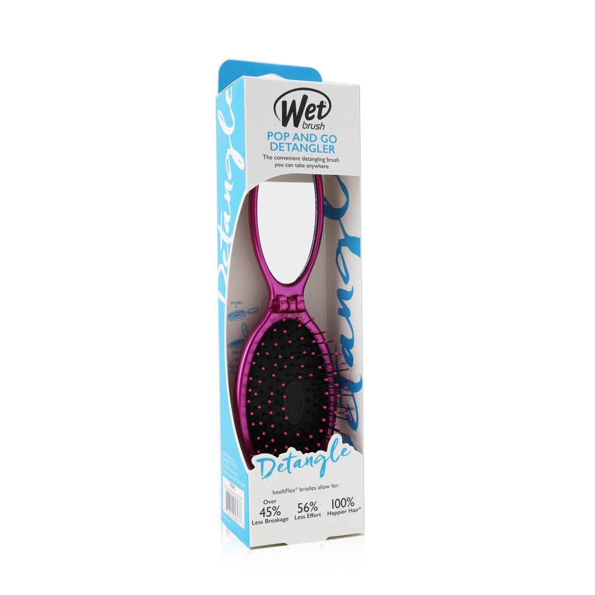Wet Brush Pop and Go Detangler Metallic - Pink 1pc