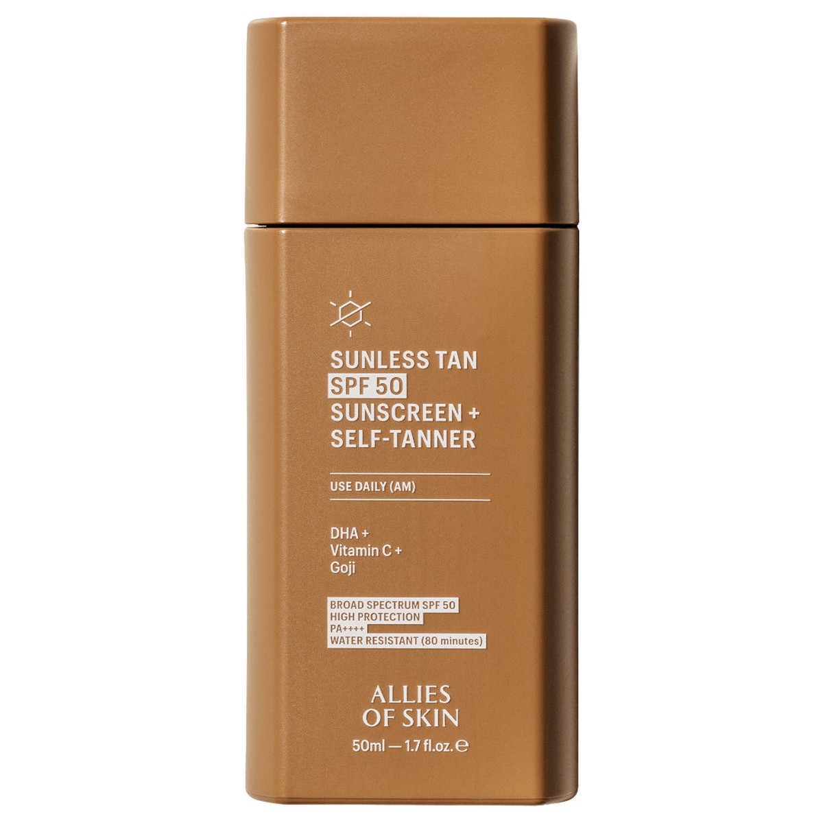 Allies of Skin Sunless Tan SPF 50 Sunscreen Self-Tanner