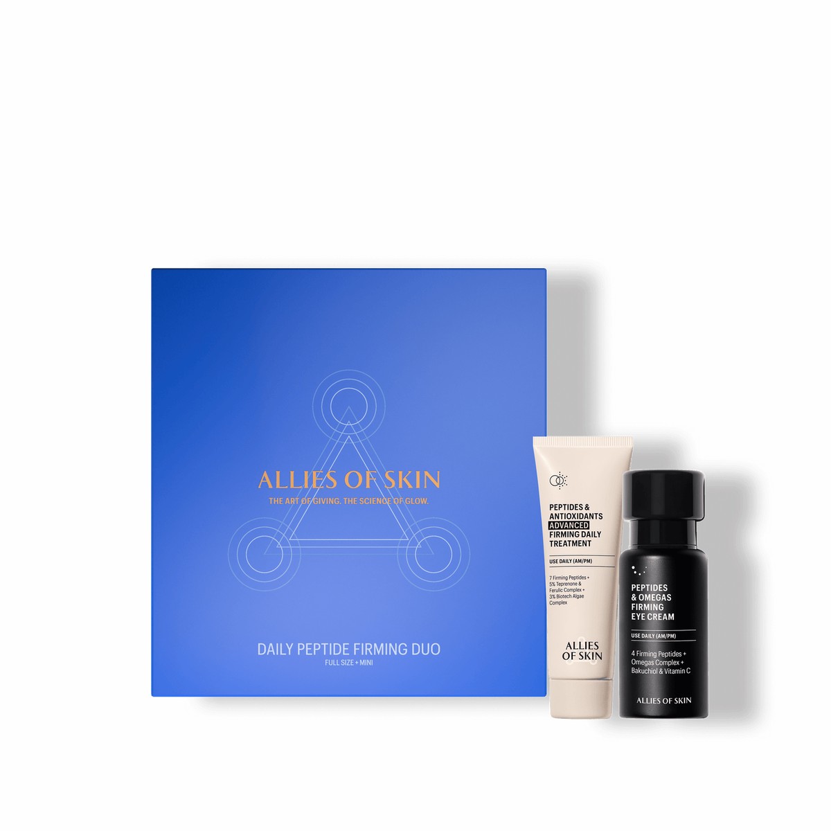 Allies of Skin Daily Firming Duo Face Eye Peptides Kit