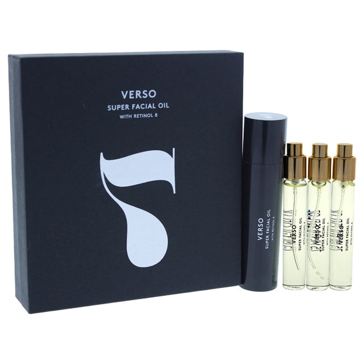 Verso Super Facial Oil Set by Verso for Women - 4 x 025 oz Facial Oil