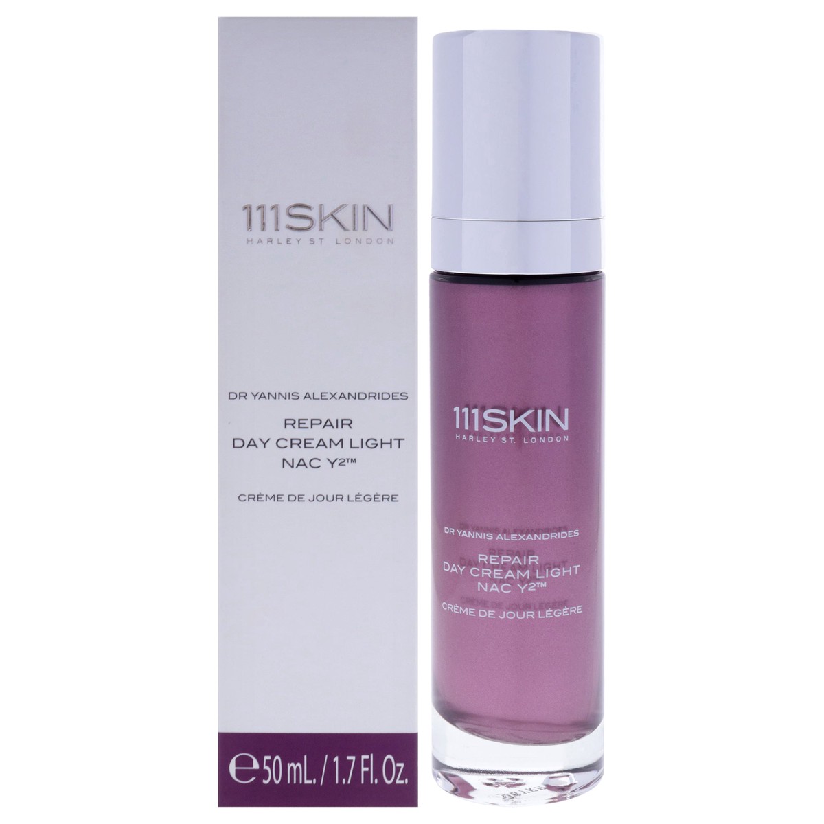 111Skin Repair Day Cream Light NAC Y2 by 111Skin for Unisex - 17 oz Cream