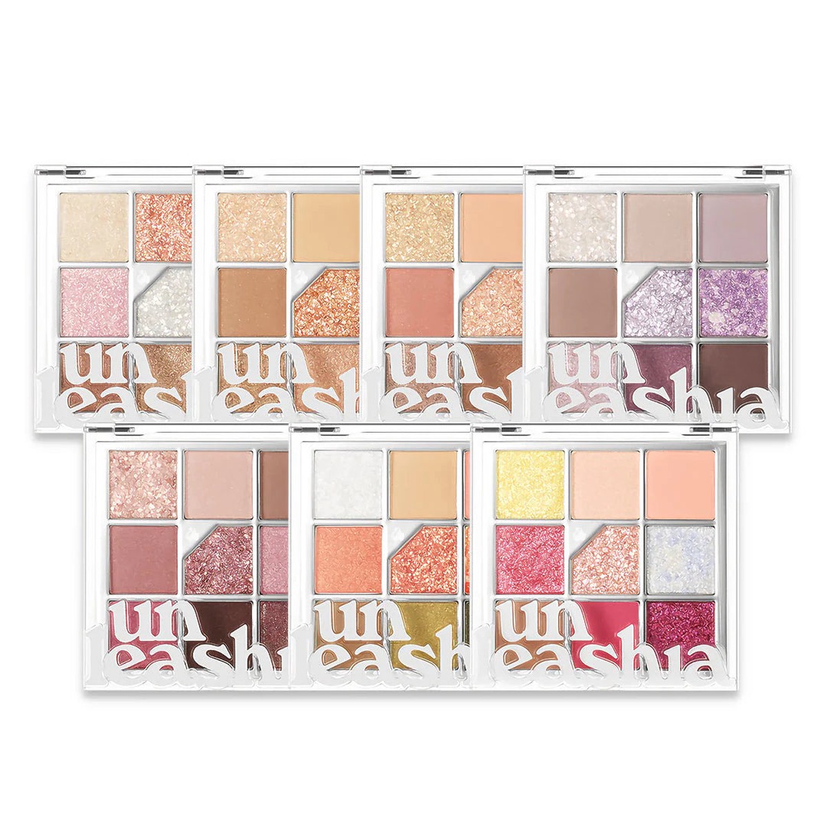 Unleashia Glitterpedia Eye Palette 66g 7 color