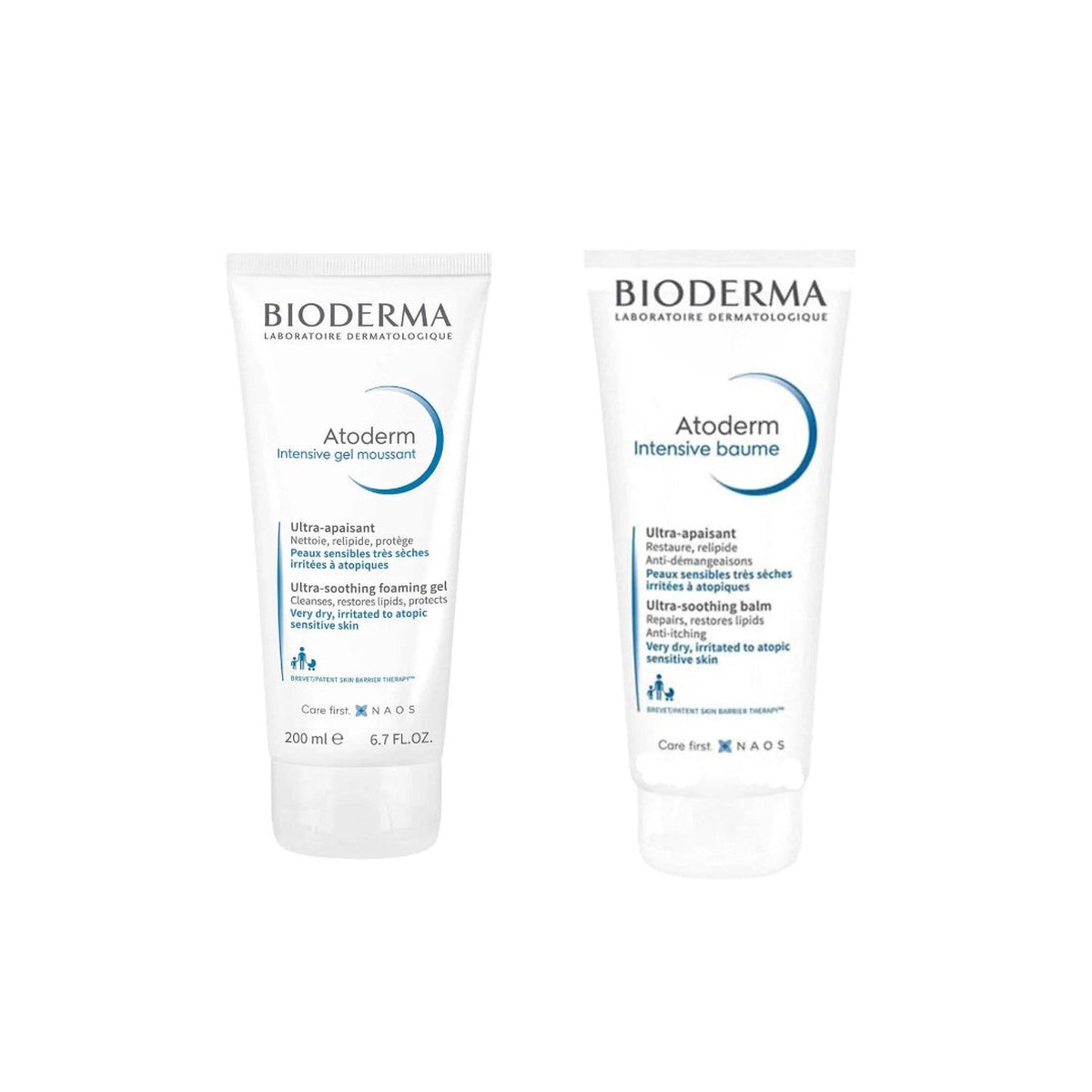 Bioderma Atoderm Ultra Soothing Body Wash Cream Duo for Dry Skin