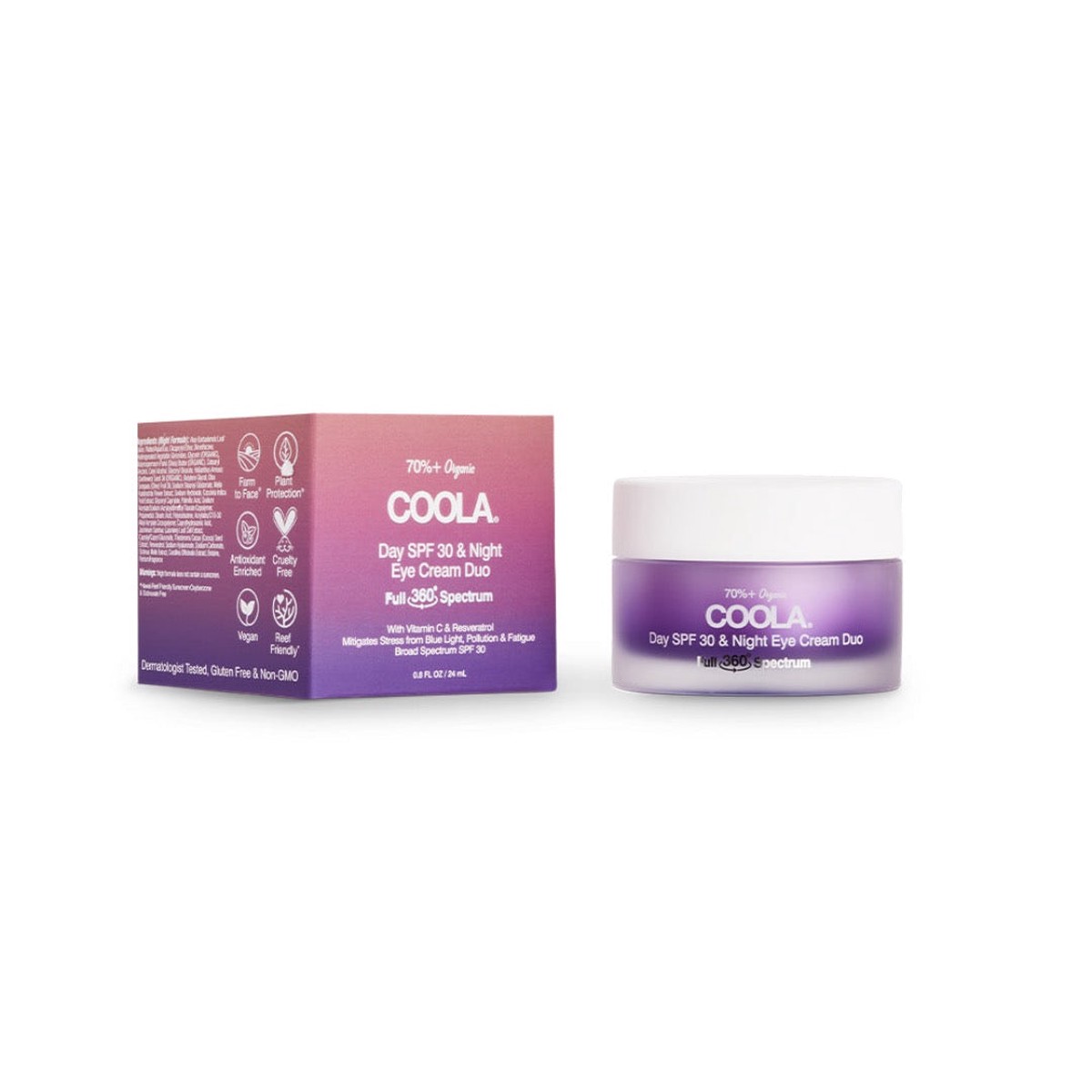 COOLA Day SPF30Night Eye Cream Duo