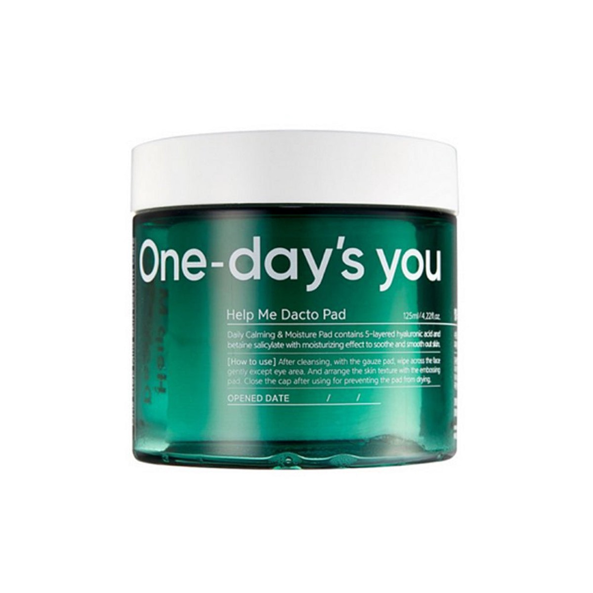 One-days you Help Me DACTO Pad 125ml (60pads)