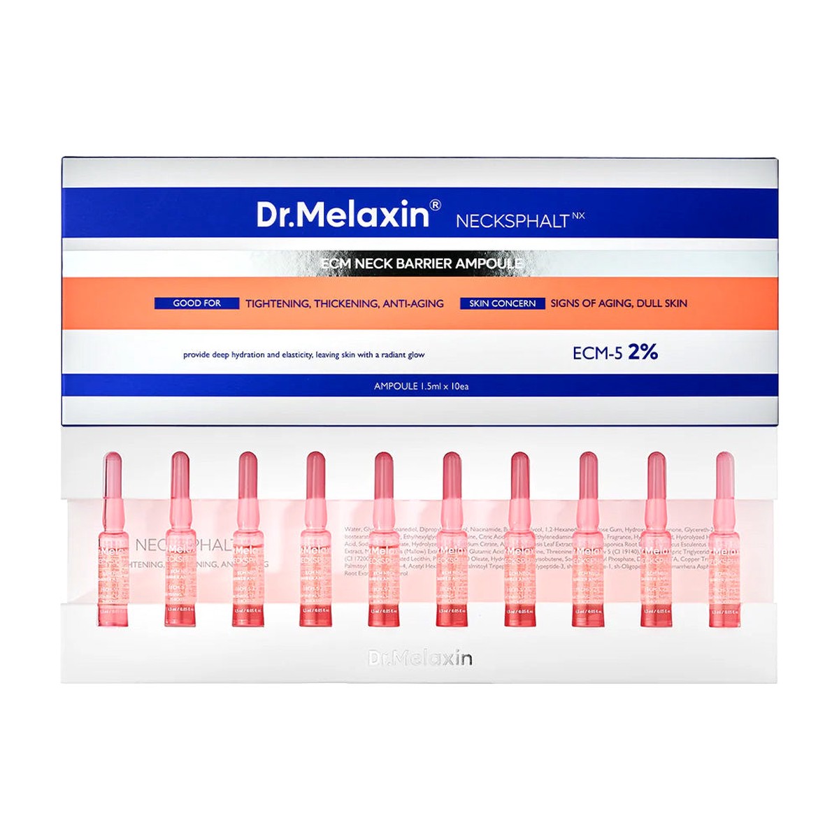 DrMelaxin Necksphalt ECM Neck Barrier Ampoule 15ml x 10ea