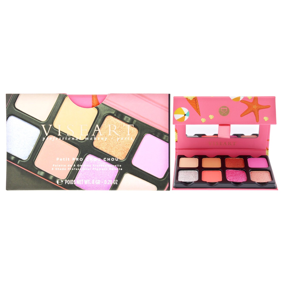 Viseart Paris Petit Pro Eyeshadow Palette - Chou Chou by Viseart Paris for Women - 028 oz Eye Shadow