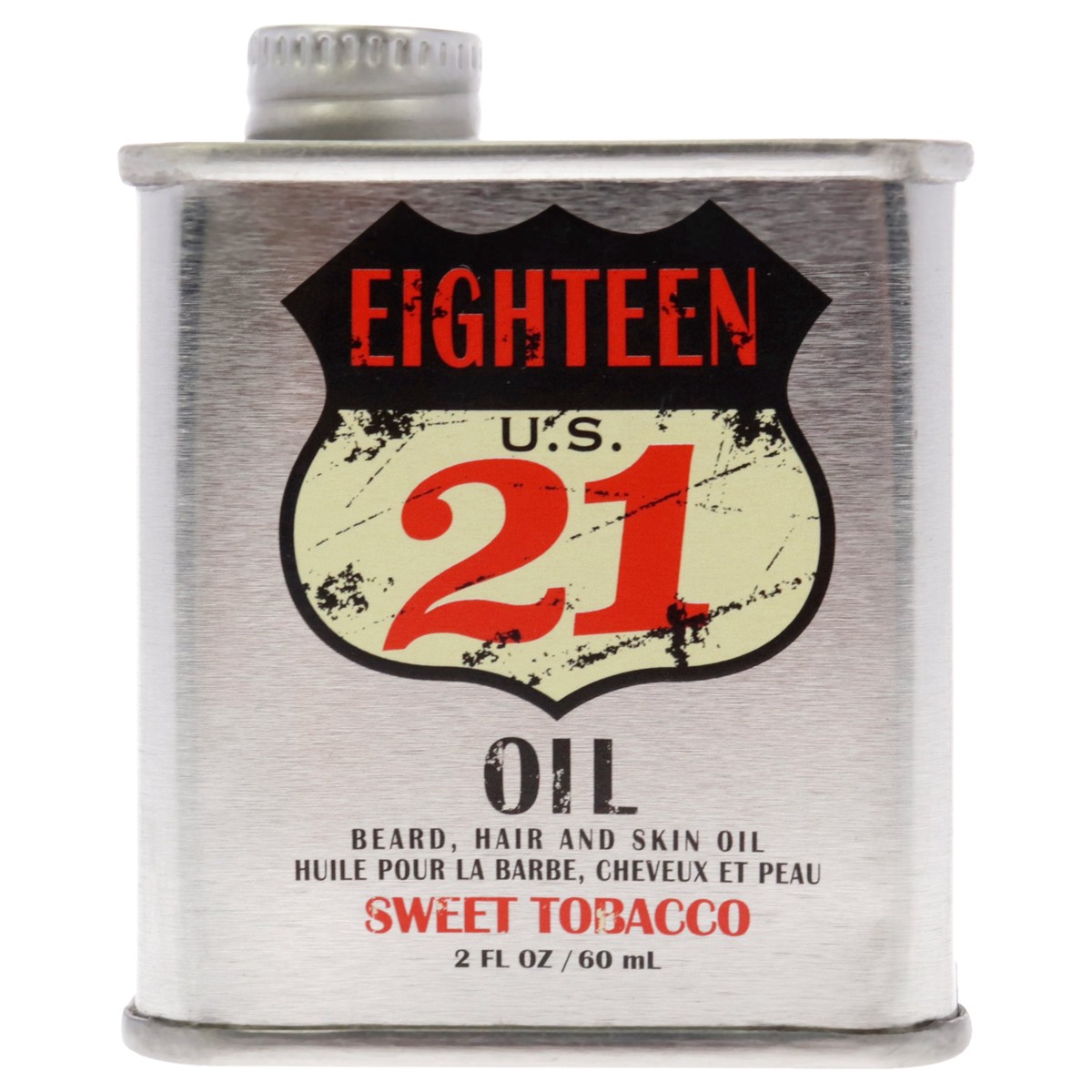 1821 Man Made Sweet Tobacco Beard Hair and Skin Oil by 1821 Man Made for Men - 2 oz Oil
