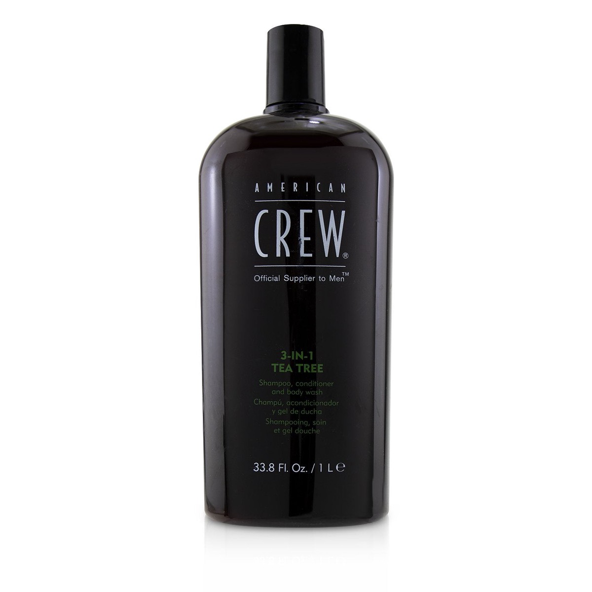 American Crew Men 3-IN-1 Tea Tree Shampoo Conditioner and Body Wash 1000ml338oz
