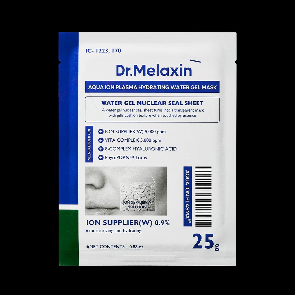 DrMelaxin Aqua Ion Plasma Hydrating Water Gel 5 Masks Pack