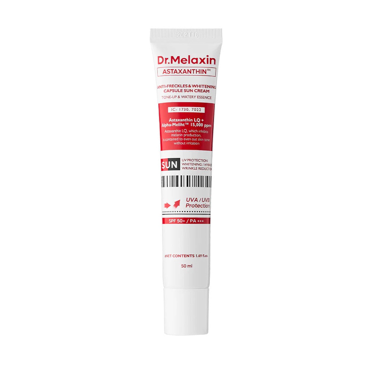 DrMelaxin Astaxanthin Anti-Freckles Whitening Capsule Sunscreen SPF50 PA 50ml