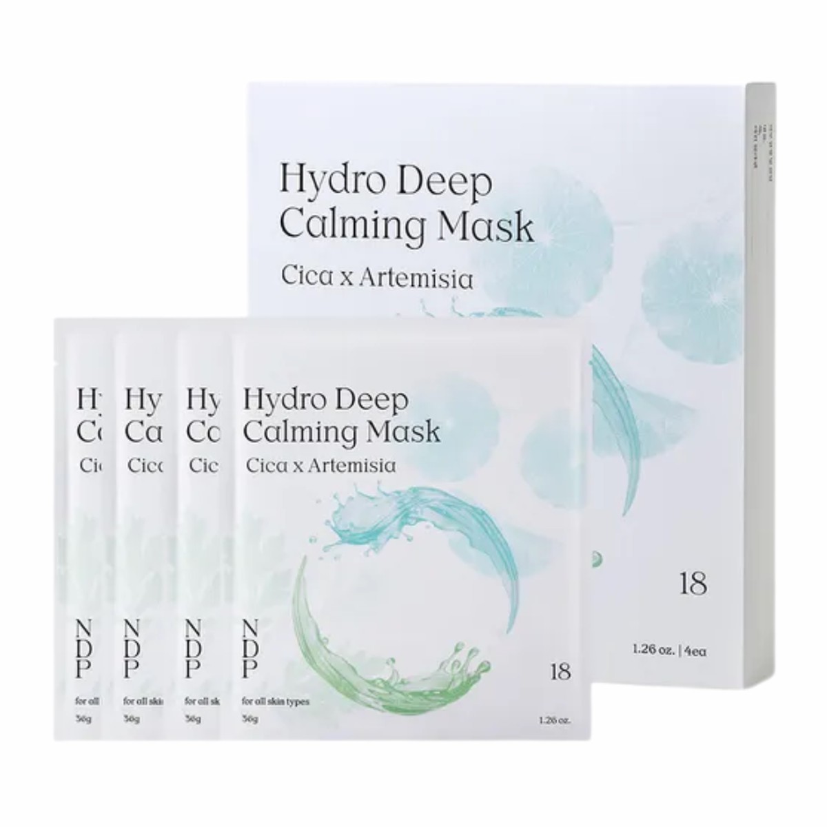 NDP Cica x Mugwort Hydro Deep Calming Mask (4 Sheet)
