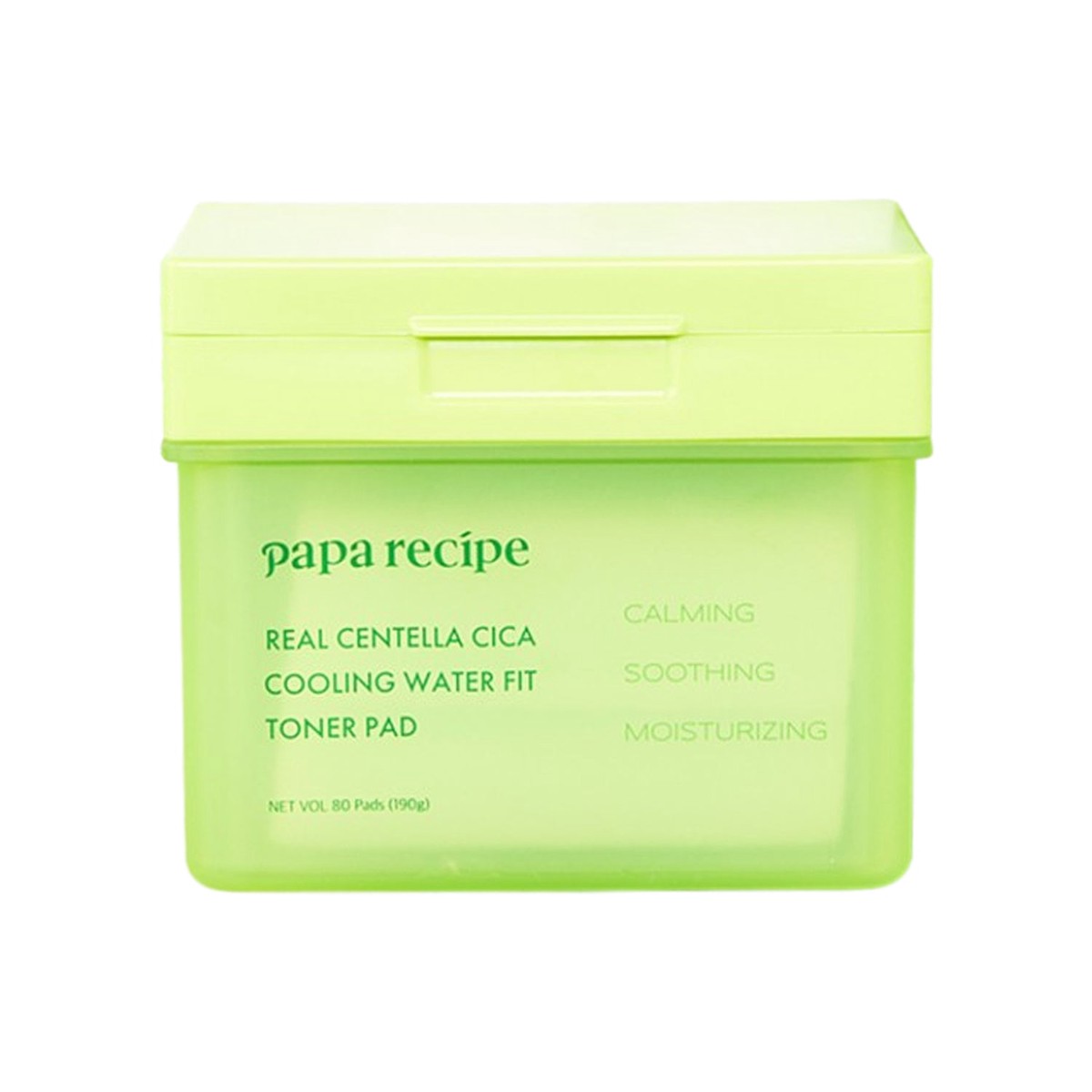 papa recipe Real Centella Cica Cooling Water Fit Toner Pad 80ea
