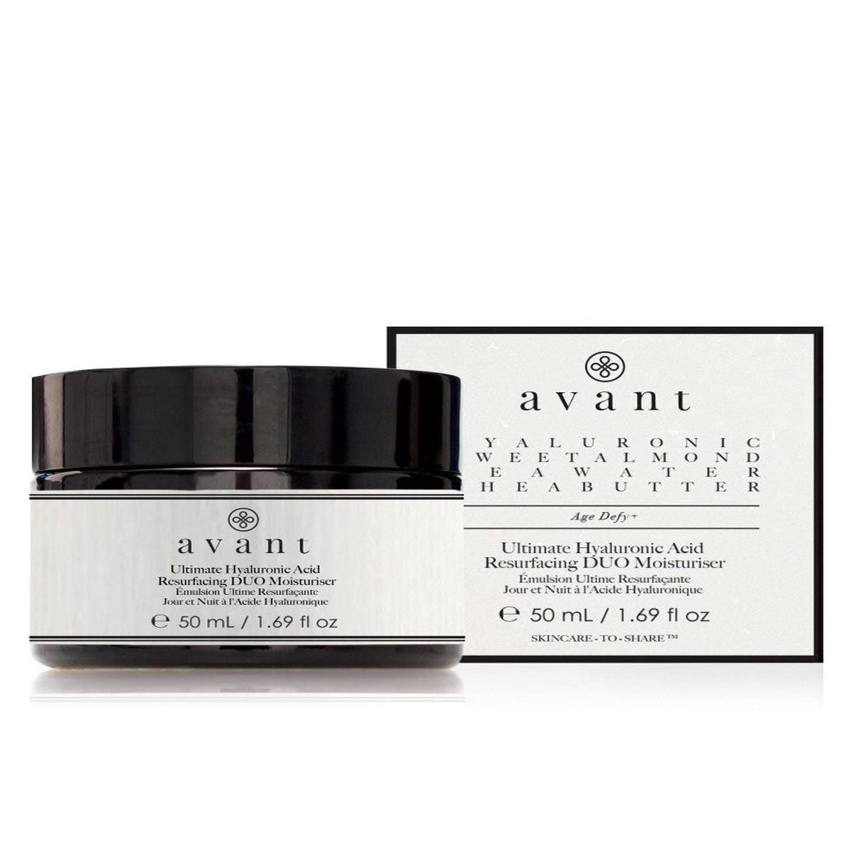 Avant Skincare Ultimate Hyaluronic Acid Resurfacing DUO Moisturiser