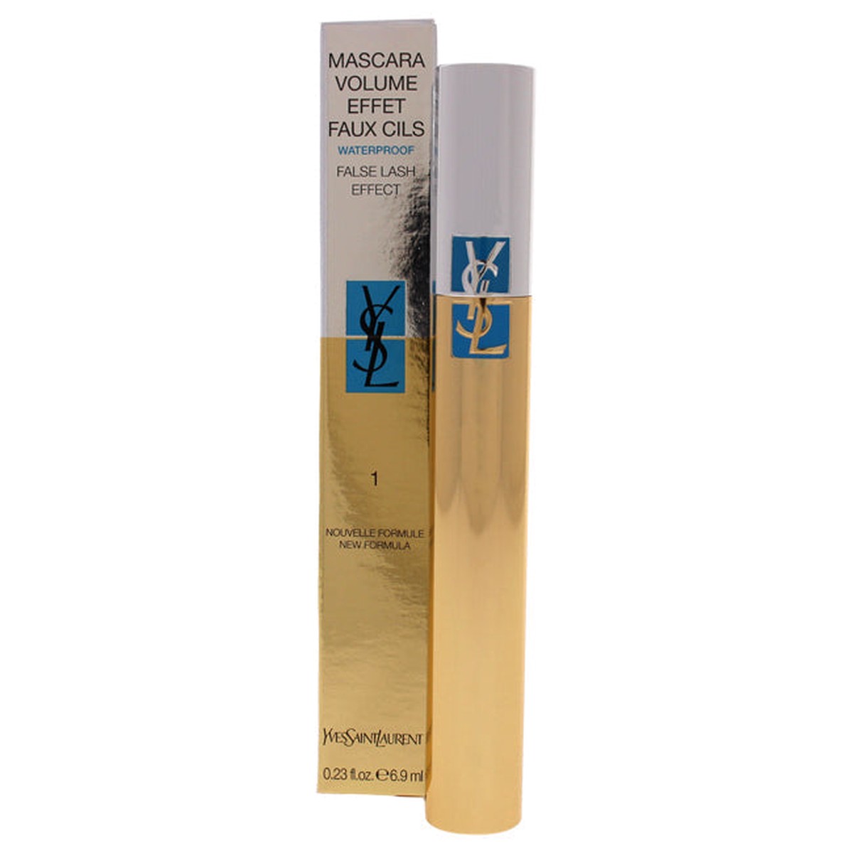 Yves Saint Laurent Volume Effet Faux Cils Waterproof Luxurious Mascara - 1 Charcoal Black by Yves Saint Laurent for Women - 023 oz Mascara