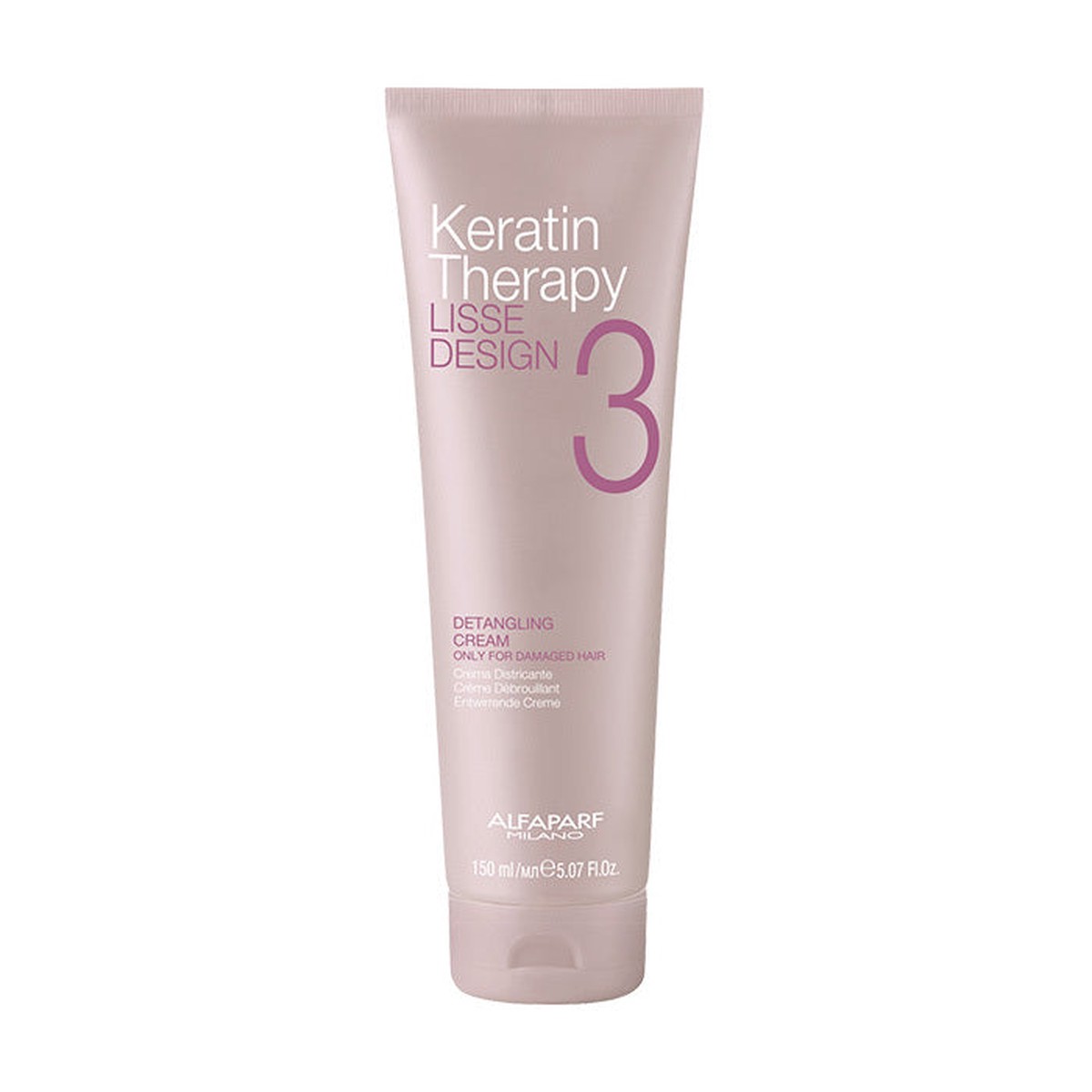 AlfaParf Lisse Design Keratin Therapy Detangling Cream - For Damaged Hair 150ml507oz