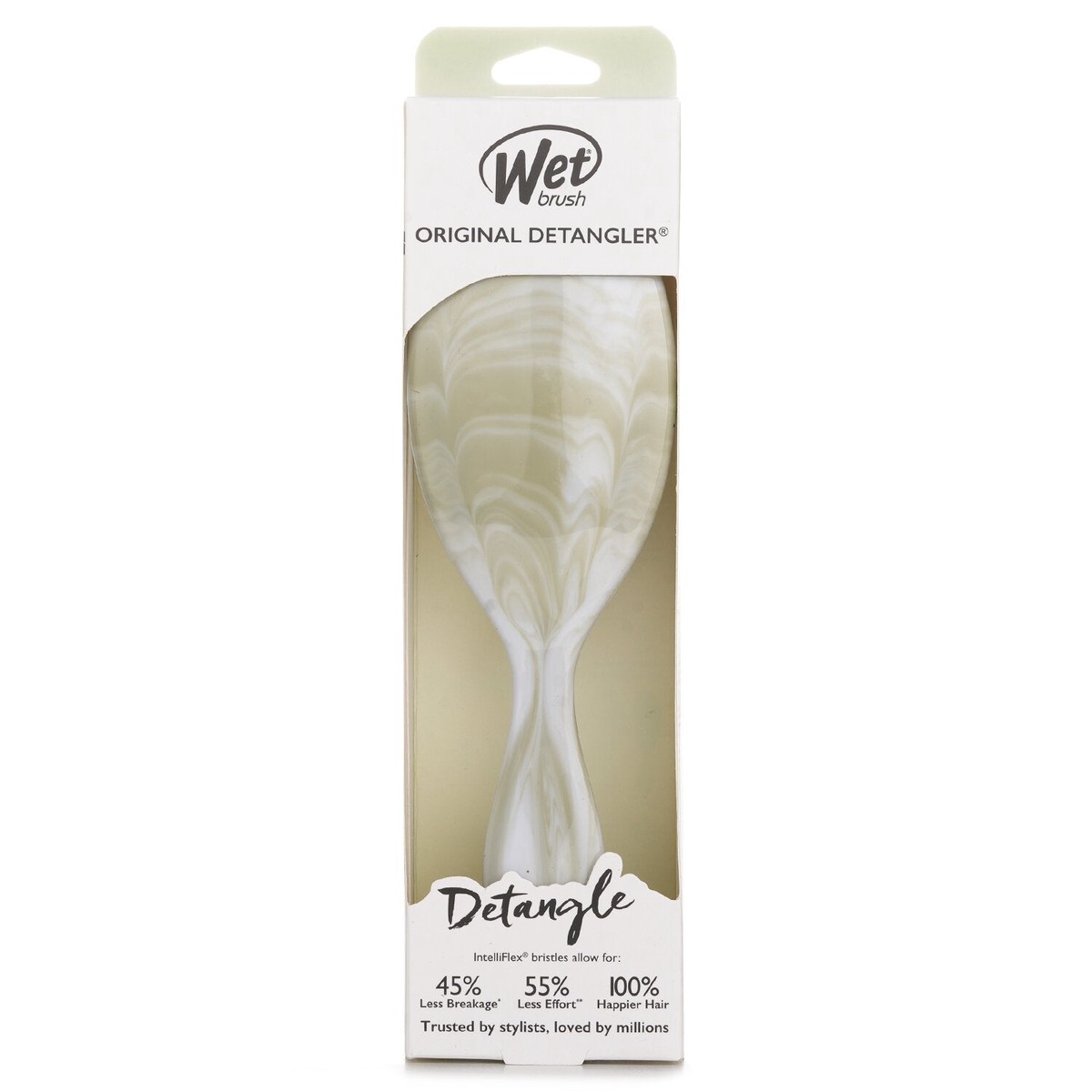 Wet Brush Original Detangler Watercolor Waves Green Hair Brush 1pc