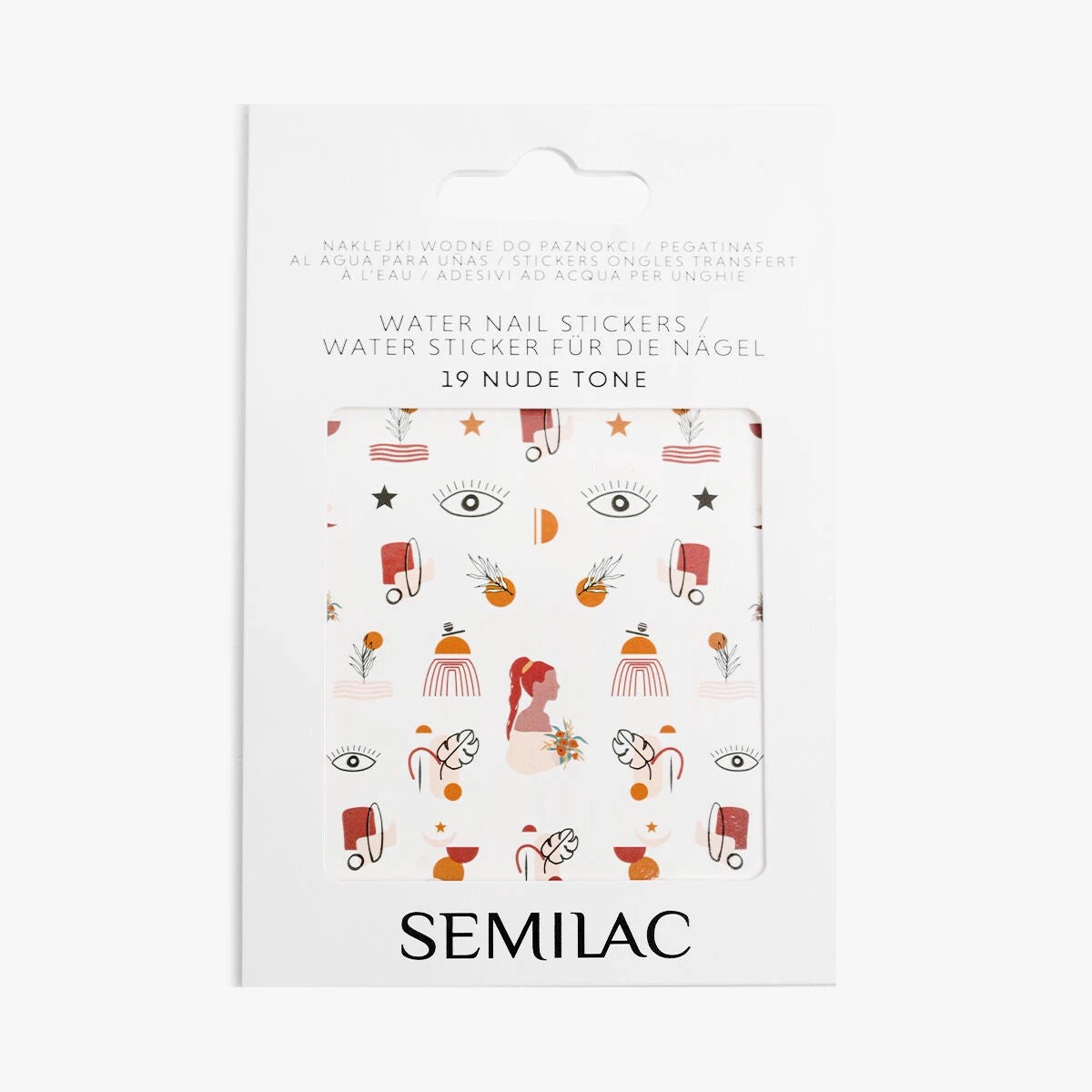 19 Semilac nail stickers Nude Tone