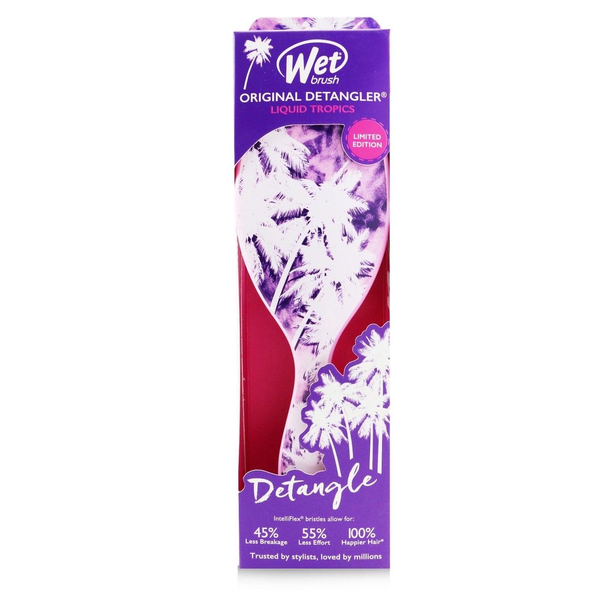 Wet Brush Original Detangler Liquid Tropics - Palm Trees (Limited Edition) 1pc