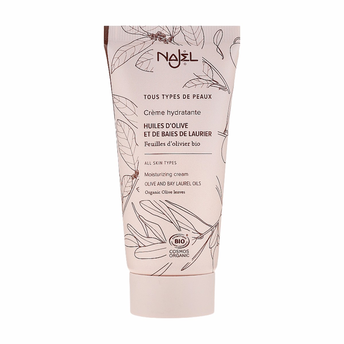 NAJEL Face Cream French Organic Moisturizing Nourishing Cream with Natural Soothing Formula 50ml
