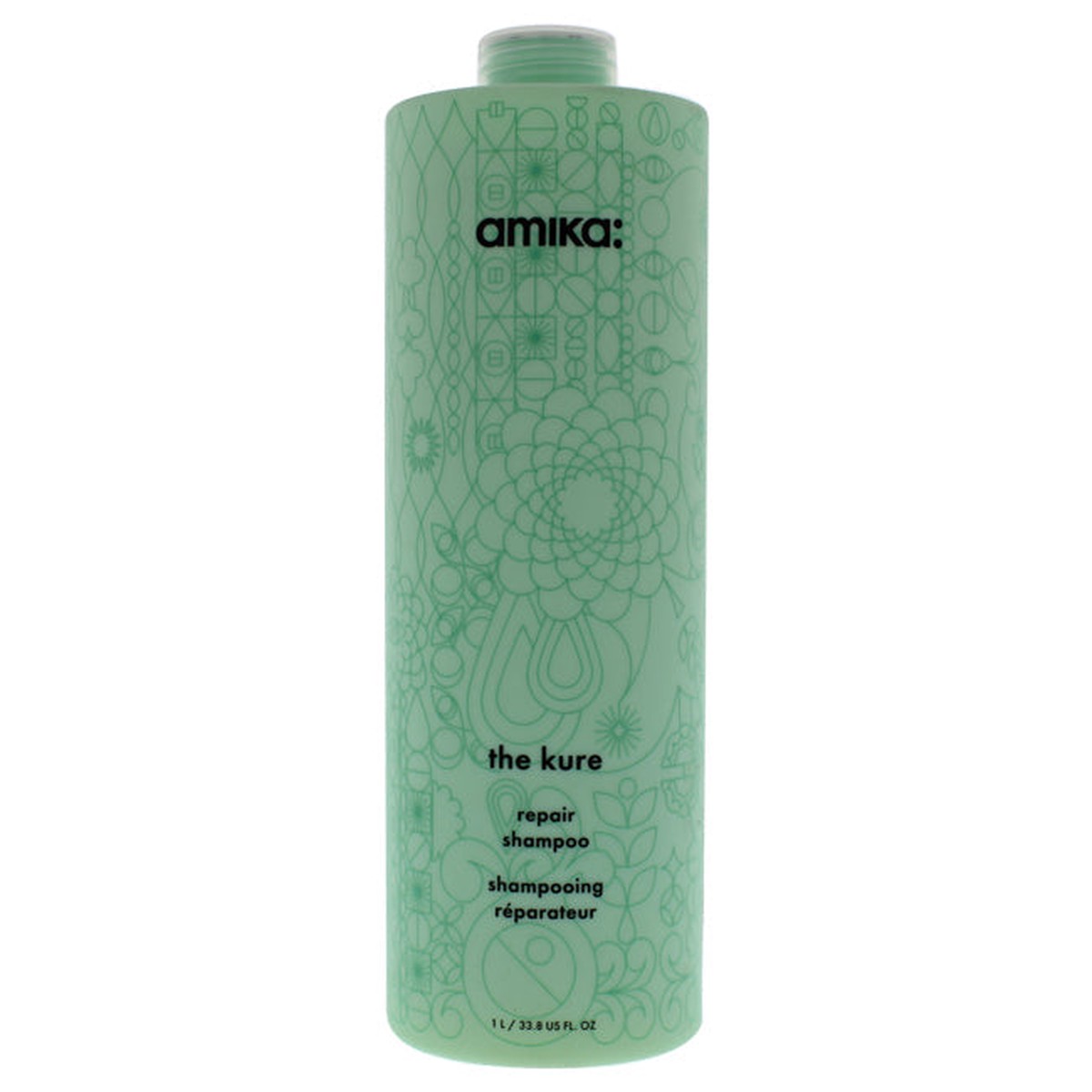 Amika The Kure Repair Shampoo by Amika for Unisex - 338 oz Shampoo